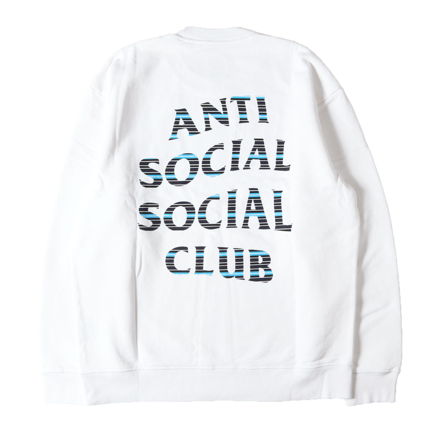 Anti Social Social Club アンチ ソーシャル ソーシャル クラブ スウェット ホワイト 白 サイズ:L | 23AW fragment design クルーネック スウェットシャツ | トップス トレーナー | コラボ 【メンズ】【K4775】