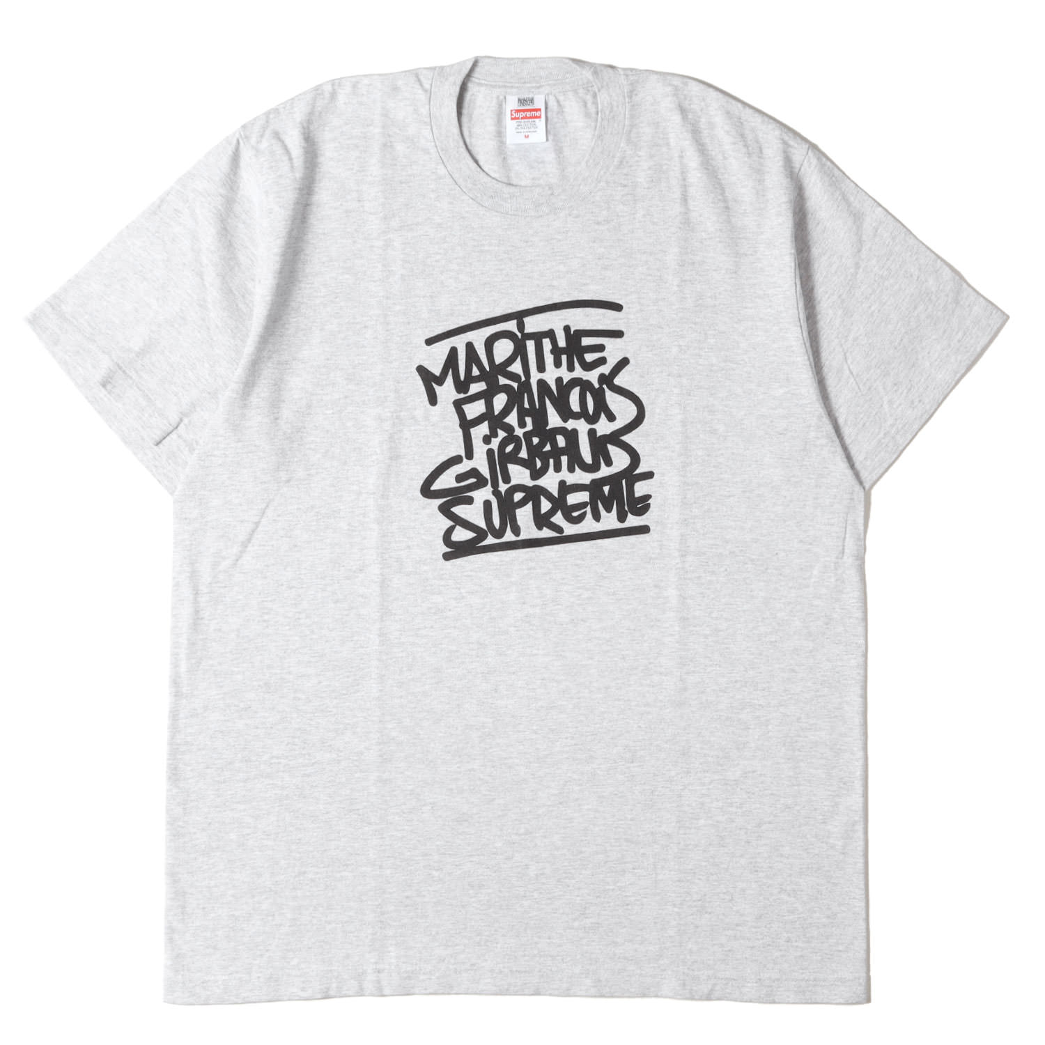 Supreme シュプリーム Tシャツ アッシュグレー サイズ:M | 25SS Marithe + Francois Girbaud タギングロゴ Tシャツ (Tee) | トップス カットソー 半袖【メンズ】【中古】【新品同様】【K4775】