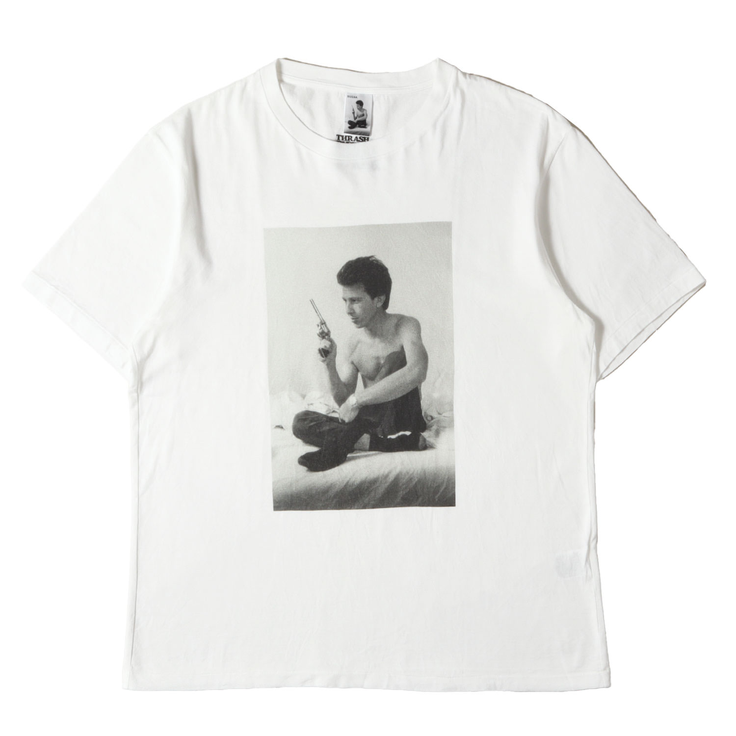 WACKO MARIA ワコマリア Tシャツ ホワイト 白 サイズ:M | 21SS Stie-lo Larry Clark TULSA フォトプリント Tシャツ | トップス カットソー 半袖 | コラボ【メンズ】【中古】【美品】【K4874】|ブランド古着のBEEGLE by Boo-Bee