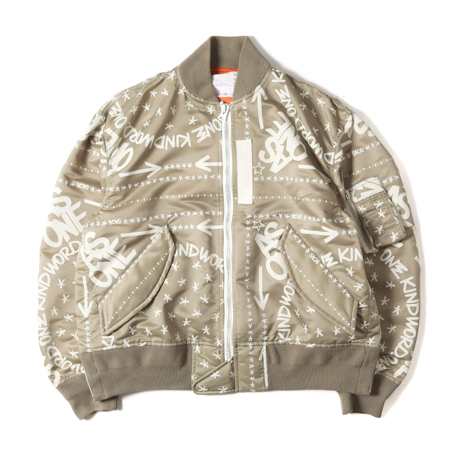 楽天市場】サカイ Sacai 21AW ツイルボンバージャケット MA-1 楽天市場】サカイ Sacai 21AW ツイルボンバージャケット MA-1