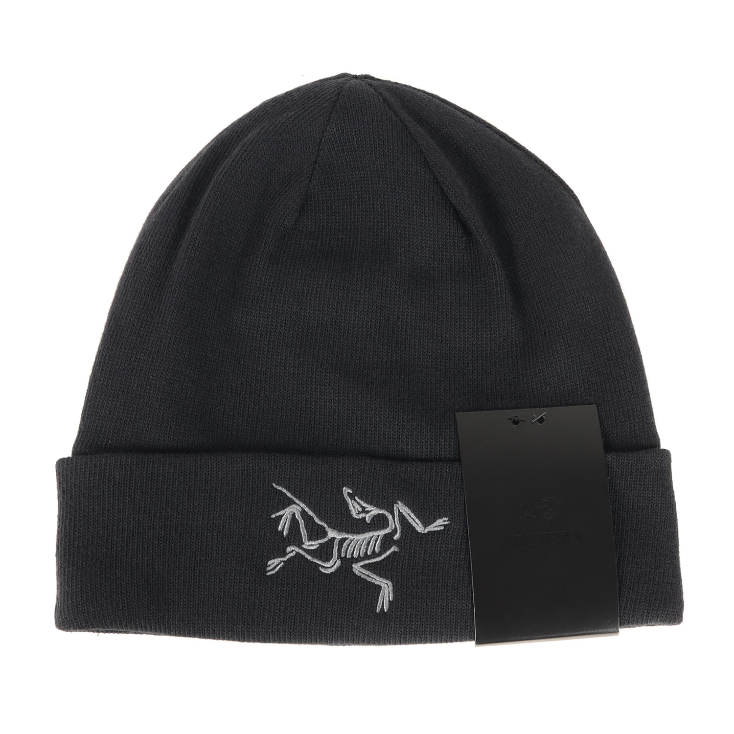 ARCTERYX アークテリクス ビーニー ブラック 黒 サイズ:FREE | 24AW ロゴ ニット ビーニー (Embroidered Bird Toque) | ブランド 帽子 ニットキャップ【メンズ】【K4789】