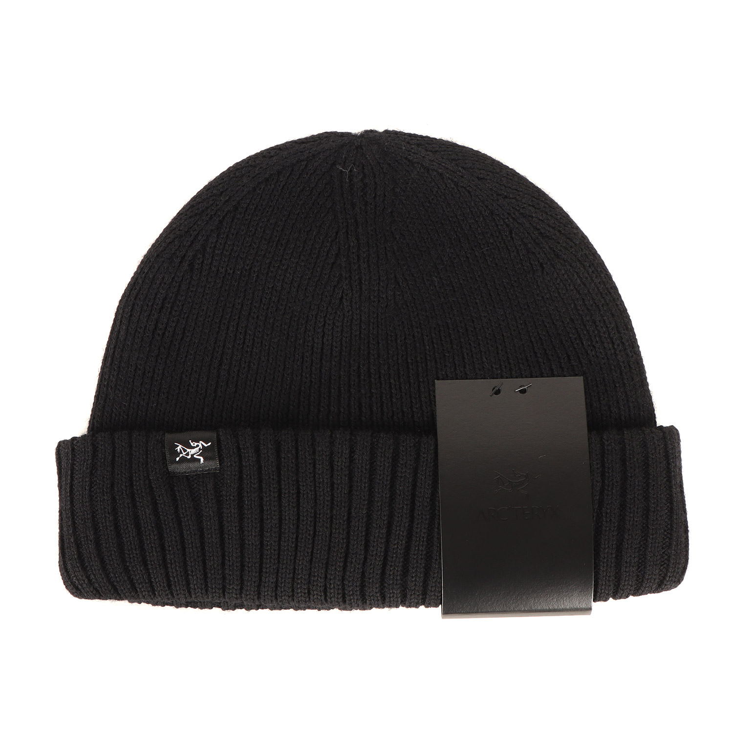ARC TERYX アークテリクス ビーニー ブラック 黒 サイズ:FREE | 24AW ロゴ ニット ビーニー (Mallow Toque) | ブランド 帽子 ニットキャップ【メンズ】【K4789】