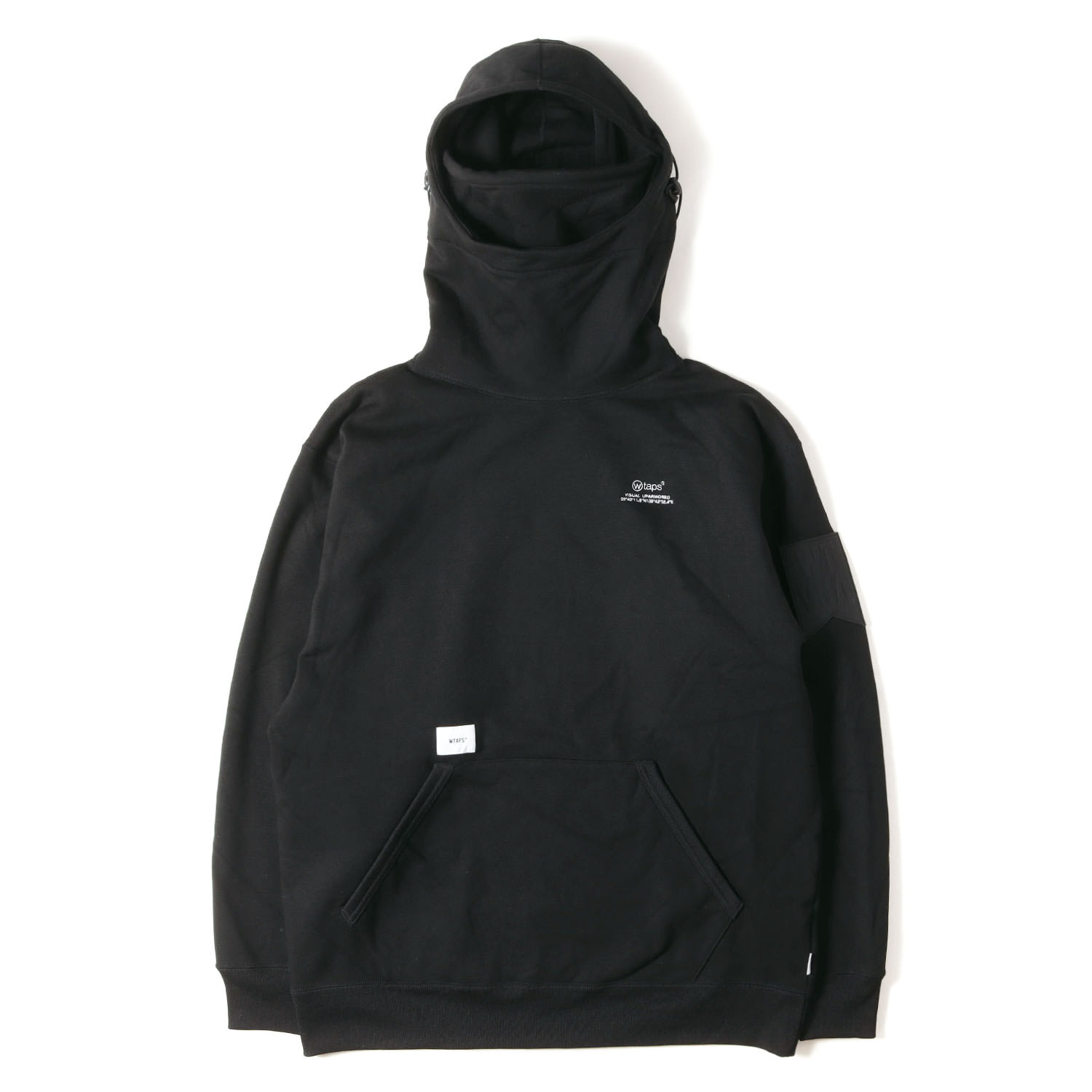 WTAPS ダブルタップス パーカー ブラック 黒 サイズ:L | 22AW フェイスマスク付き ジャージー パーカー(SEAL / SWEATER / ACNY. DOT SIGHT) | トップス フーディー【メンズ】【中古】【美品】【K4857】|ブランド古着のBEEGLE by Boo-Bee