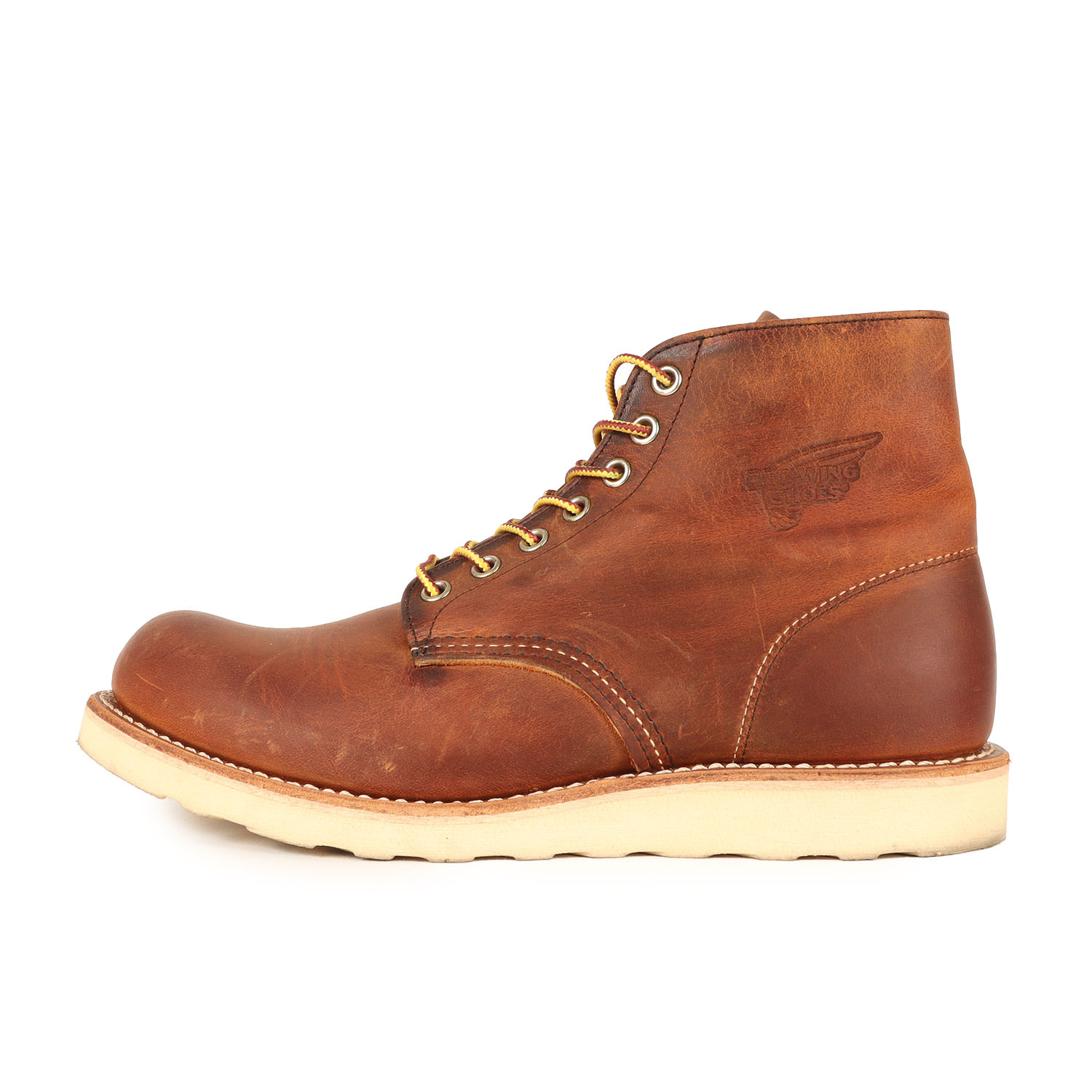 Red Wing レッド ウィング サイズ:US8 D(26.0cm) | 6-INCH CLASSIC ROUND (9111) | ブラウン | ブランド シューズ 靴【メンズ】【中古】【K4782】