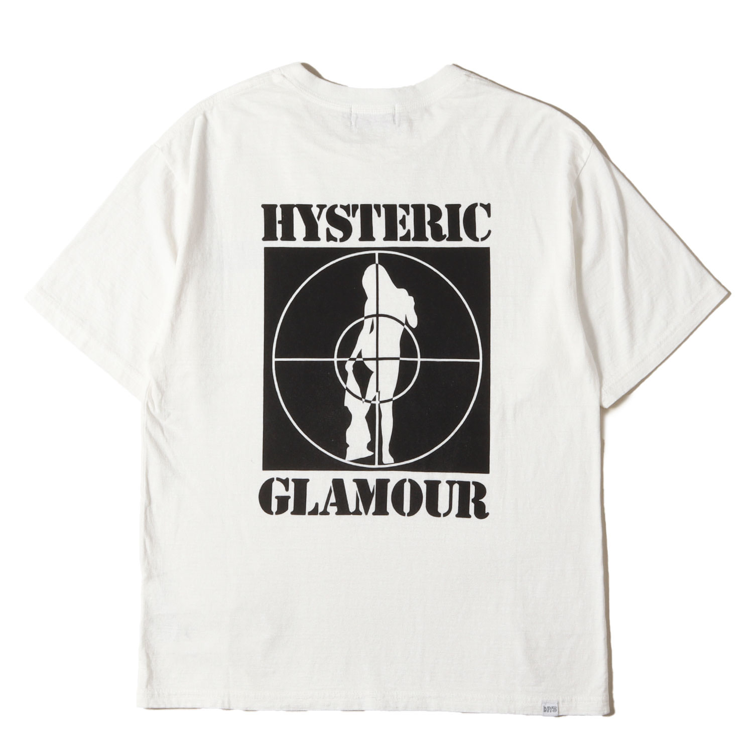 HYSTERIC GLAMOUR ヒステリックグラマー Tシャツ ホワイト 白 サイズ:M | 22SS PUBLIC SERVICE Tシャツ | トップス カットソー 半袖【メンズ】【中古】【K4774】