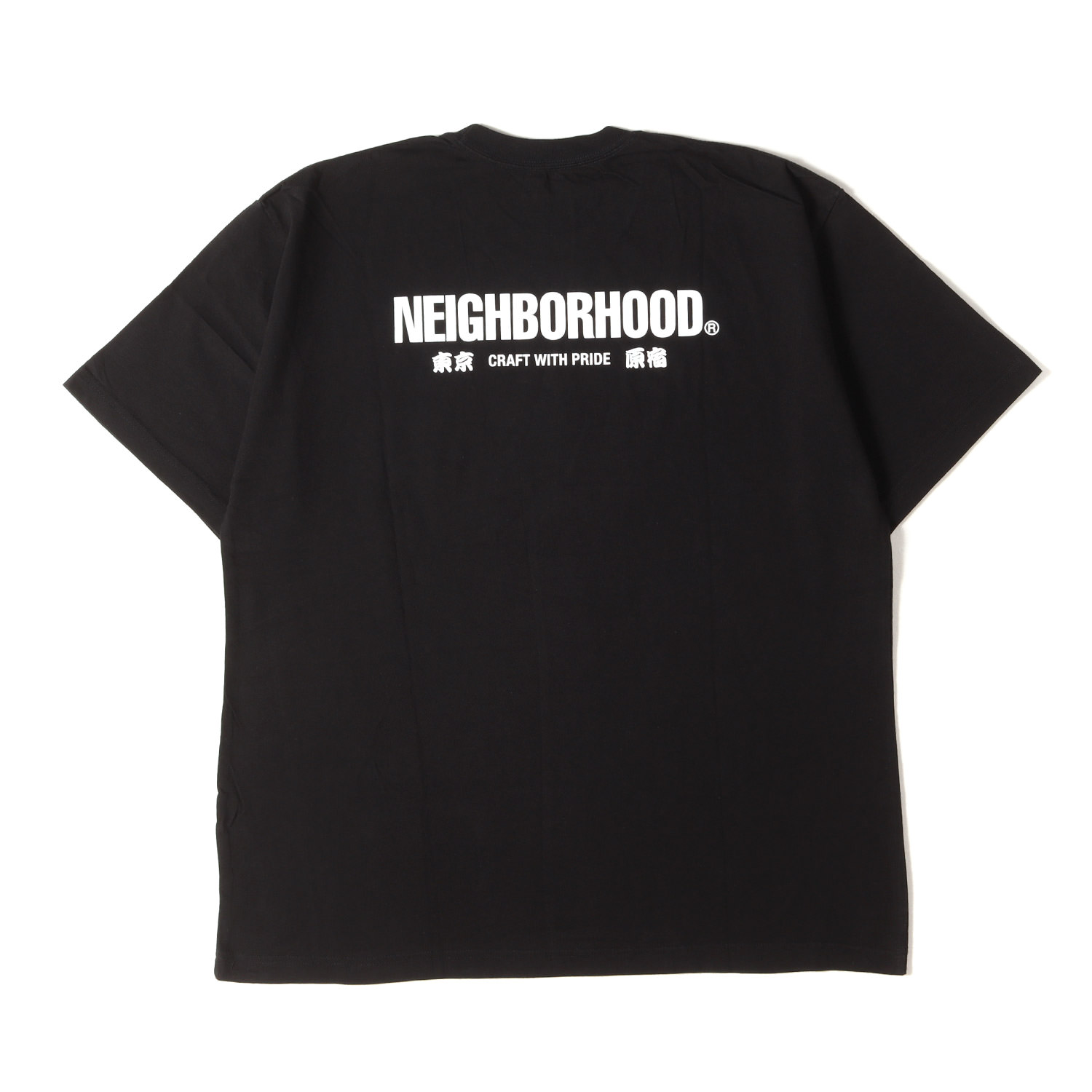 NEIGHBORHOOD ネイバーフッド Tシャツ ブラック 黒 サイズ:L | 23SS 喧嘩札グラフィック Tシャツ | トップス カットソー 半袖【メンズ】【中古】【K4781】