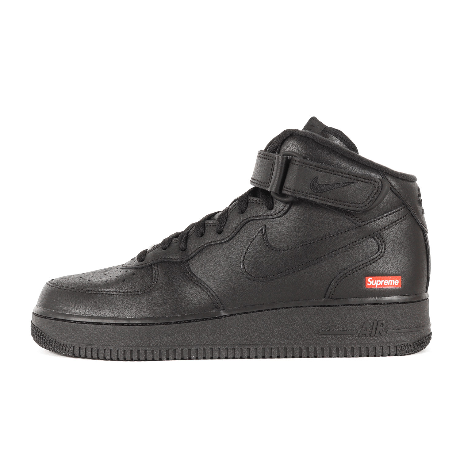 Supreme シュプリーム 大いさ:US10(28.0糎) | 24AW NIKE AIR FORCE 1 MID SP (FZ8784-001) | ナイキ 大気圏 フォース | 黒いこと 黒 | 真っただ中取りすてる スニーカー シューズ 靴 | 二人三脚【メンズ】【K4840】
