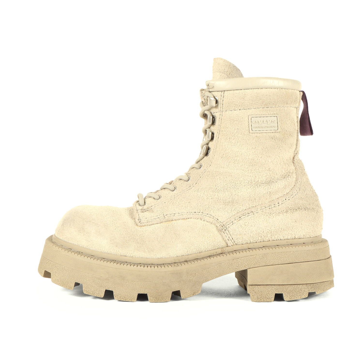 EYTYS エイティーズ サイズ:40(26cm相当) | スクエアトゥ スエード ブーツ (Michigan Suede Dust) | サンド | ブランド シューズ 靴【メンズ】【中古】【K4789】