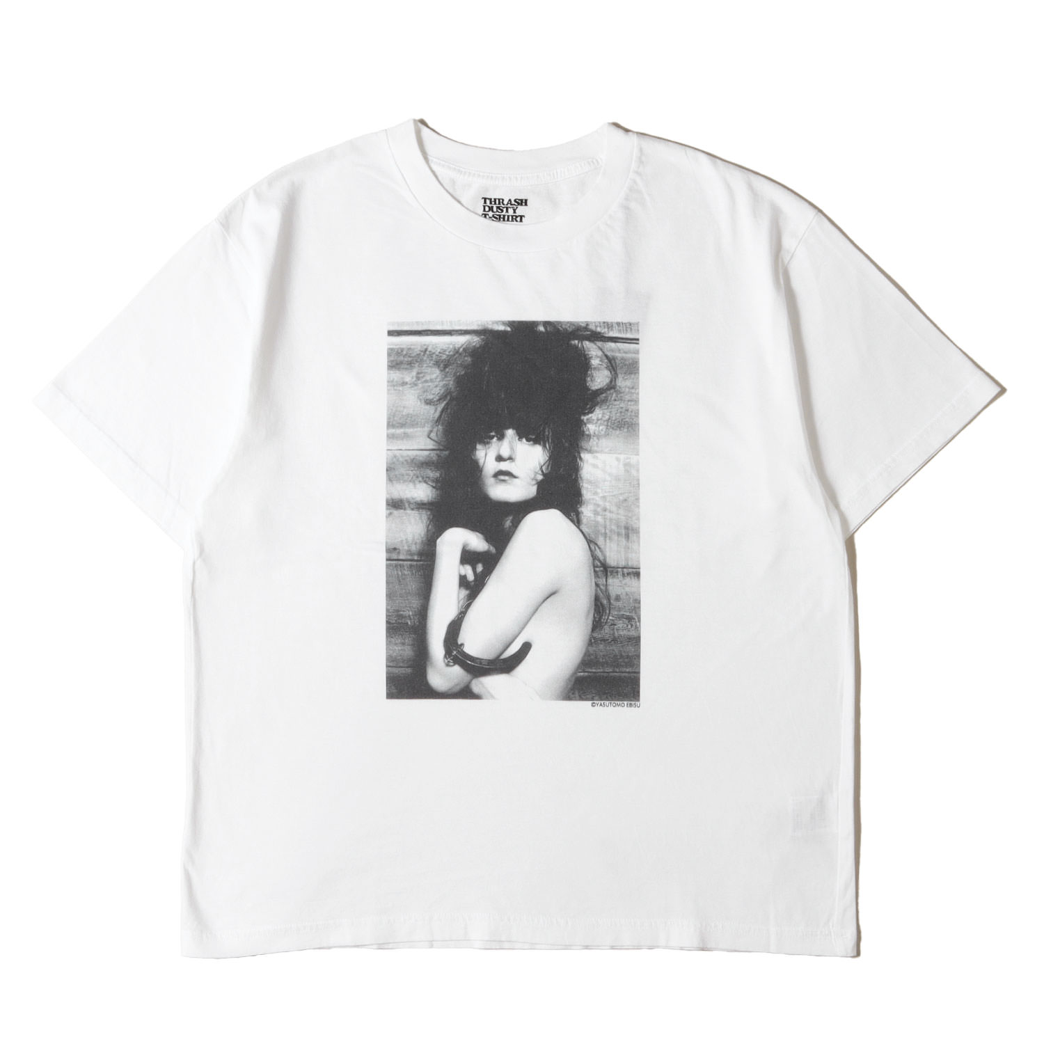 MINEDENIM マインジーンズ プルオーバー 白いこと 白 大きさ:M | 25AW × Stie-lo × Irina Lazareanu 映し絵グラフィック プルオーバー Stie-lo × Irina.L Sideways figure T-SH | 半袖 遊撃手 二分の一 捩り カットソー【メンズ】【K4837】