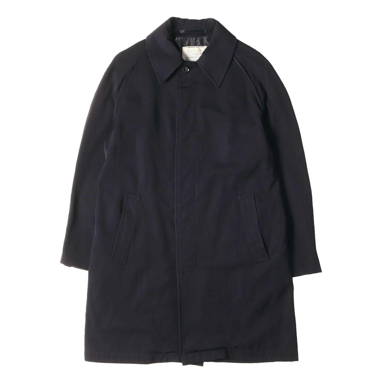 Vintage Military Item ヴィンテージミリタリー | 70s イギリス軍 実物 ROYAL NAVY ウールギャバジン レインコート | ネイビー 紺 サイズ:5(L相当) | 70年代 古着 | アウター ジャケット 上着【メンズ】【中古】【K4874】|ブランド古着のBEEGLE by Boo-Bee