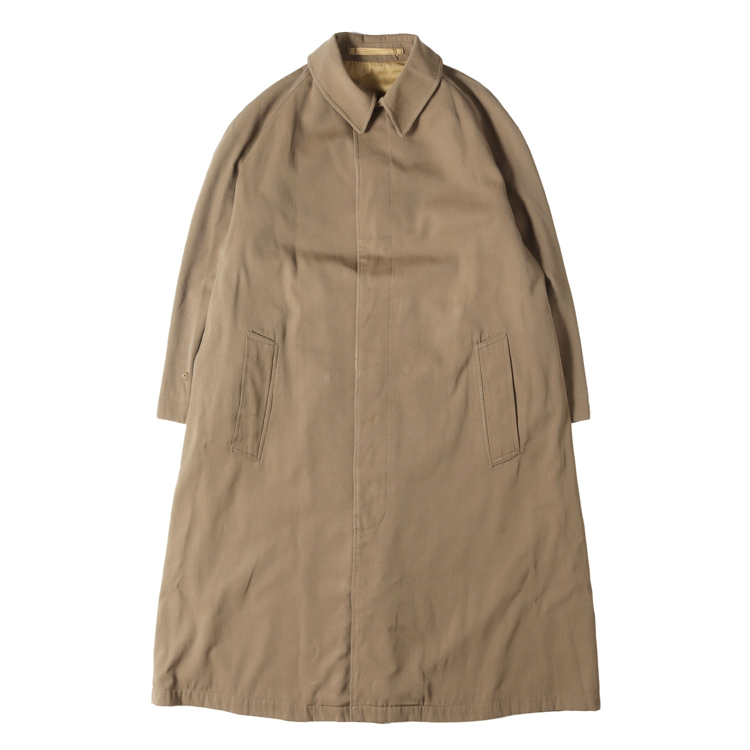 Vintage Military Item ヴィンテージミリタリー | 60s イギリス軍 実物 British Army ウールギャバジン レインコート ベージュ 11(XXL相当) | 60年代 古着 | アウター ジャケット 上着【メンズ】【中古】【K4778】