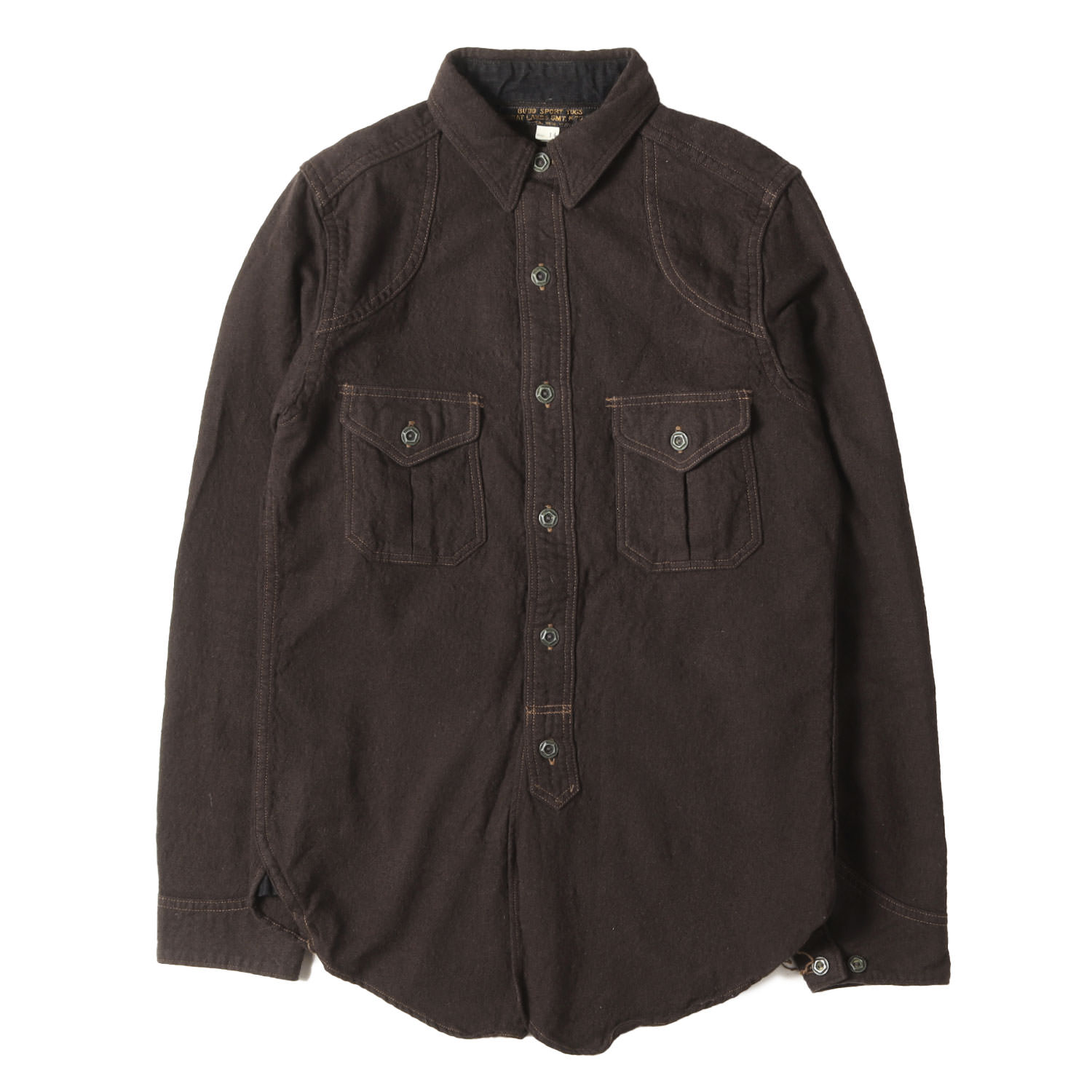 FREEWHEELERS フリーホイーラーズ シャツ ブラウン サイズ:14(XS) | サグハーバー ウール ハンティングシャツ (GREAT LAKES GMT Sag Harbor OUTDOOR SPORTS SHIRT) | トップス カジュアルシャツ 長袖【メンズ】【中古】 楽天市場】FREEWHEELERS フリーホイーラーズ シャツ ブラウン サイズ