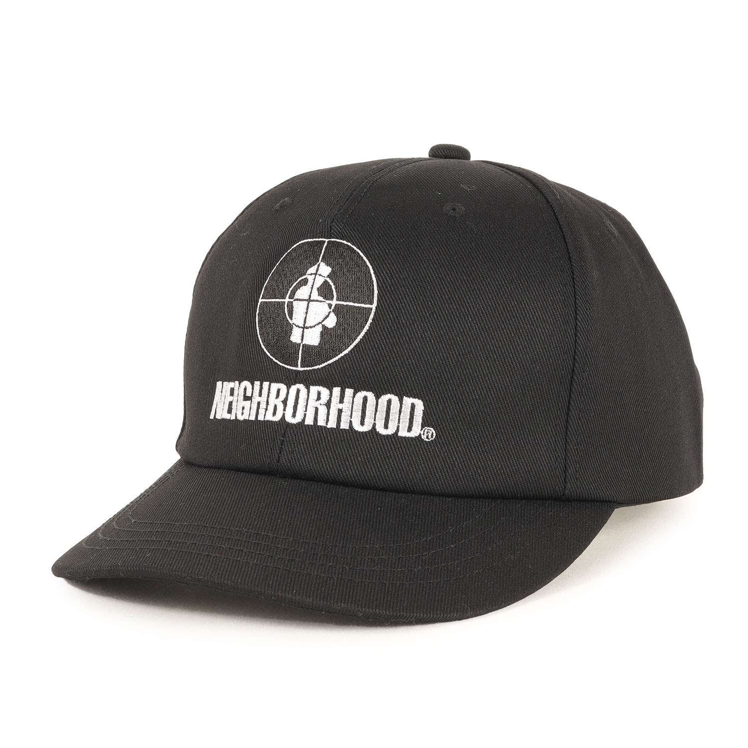 NEIGHBORHOOD ネイバーフッド キャップ ブラック 黒 サイズ:FREE | 23AW ×PUBLIC ENEMY ターゲットロゴ ベースボールキャップ(BASEBALL CAP) | ブランド 帽子【メンズ】【中古】【美品】【K4778】