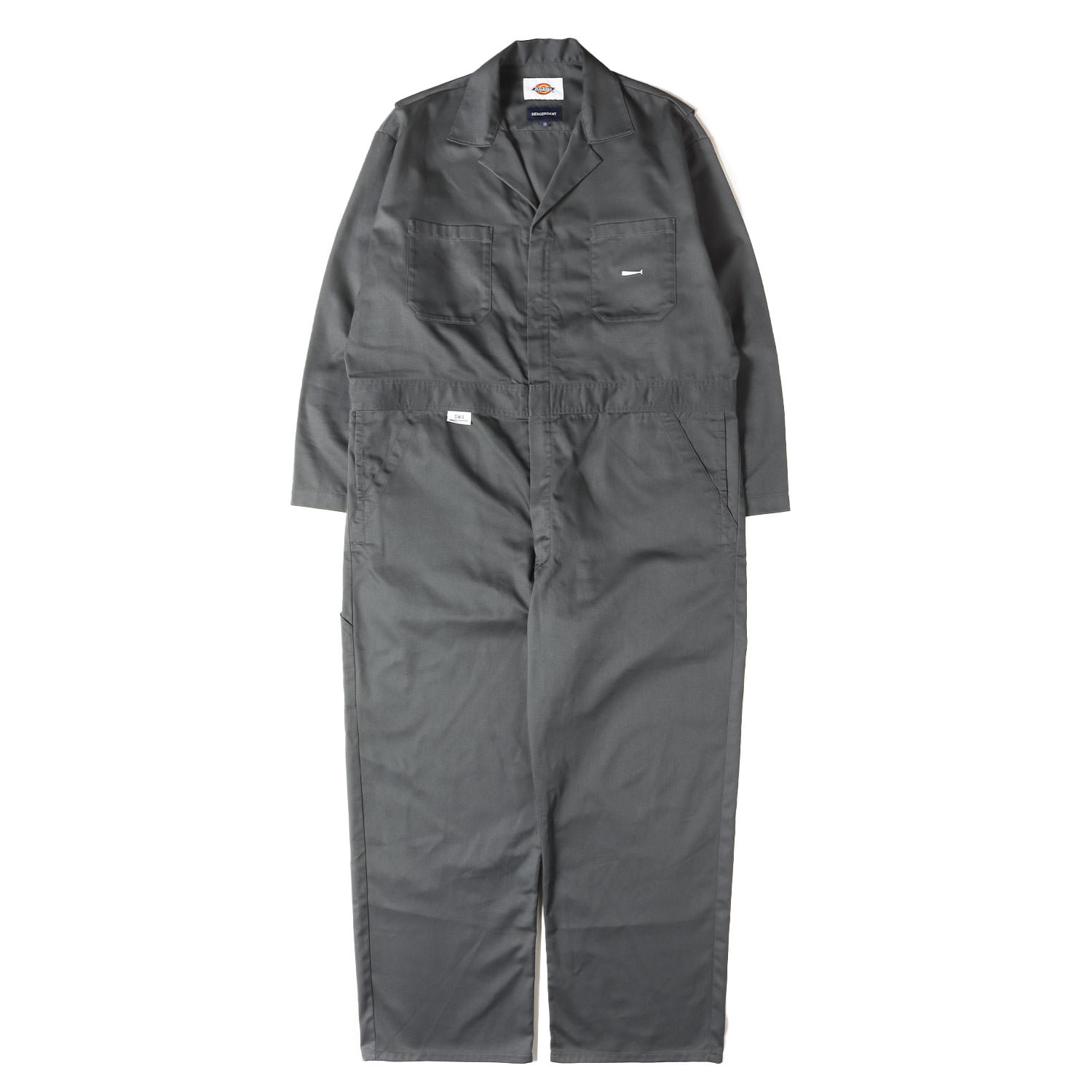 DESCENDANT ディセンダント 薄墨色 大きさ:2 | 26SS ×Dickies T/Cツイル オールインワン / ツナギ(AIO TC TWILL COVERALLS) | 共同研究 品目 ひな形【メンズ】【中古】【美品】【K4839】