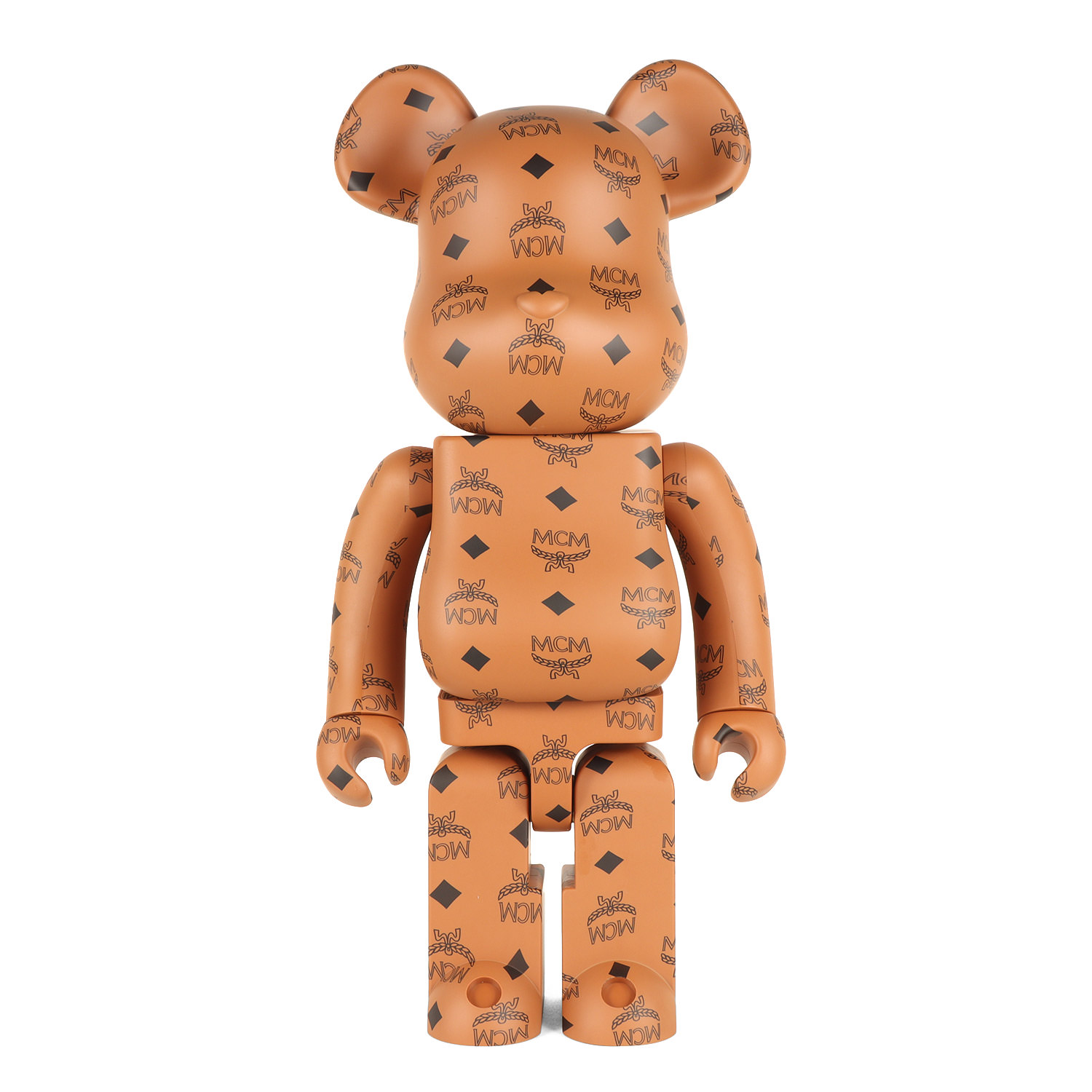 MEDICOM TOY メディコムトイ | MCM 43周年記念 | BE@RBRICK 1000% ベアブリック ヴィセトス 2019年製 | コニャック(ブラウン) | 1000% | フィギュア コラボ【メンズ】【中古】【新品同様】【K4779】