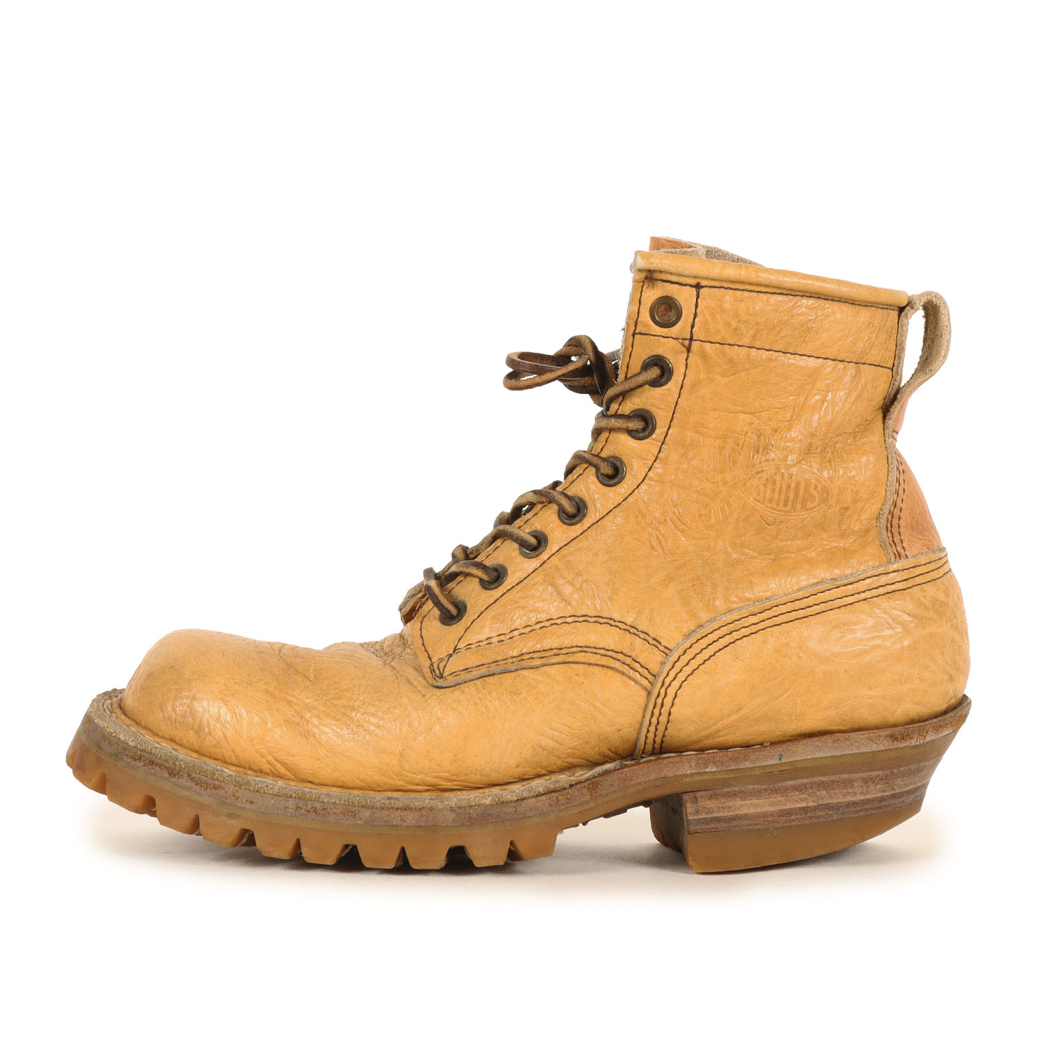 WHITES ホワイツ 大きさ:US7 1/2D(25.5糎) | スモークジャンパー ブルハイドレザー 細工物ブーツ (SMOKE JUMPER) | アズティカ | ブランド名 シューズ 靴【メンズ】【中古】【K4792】
