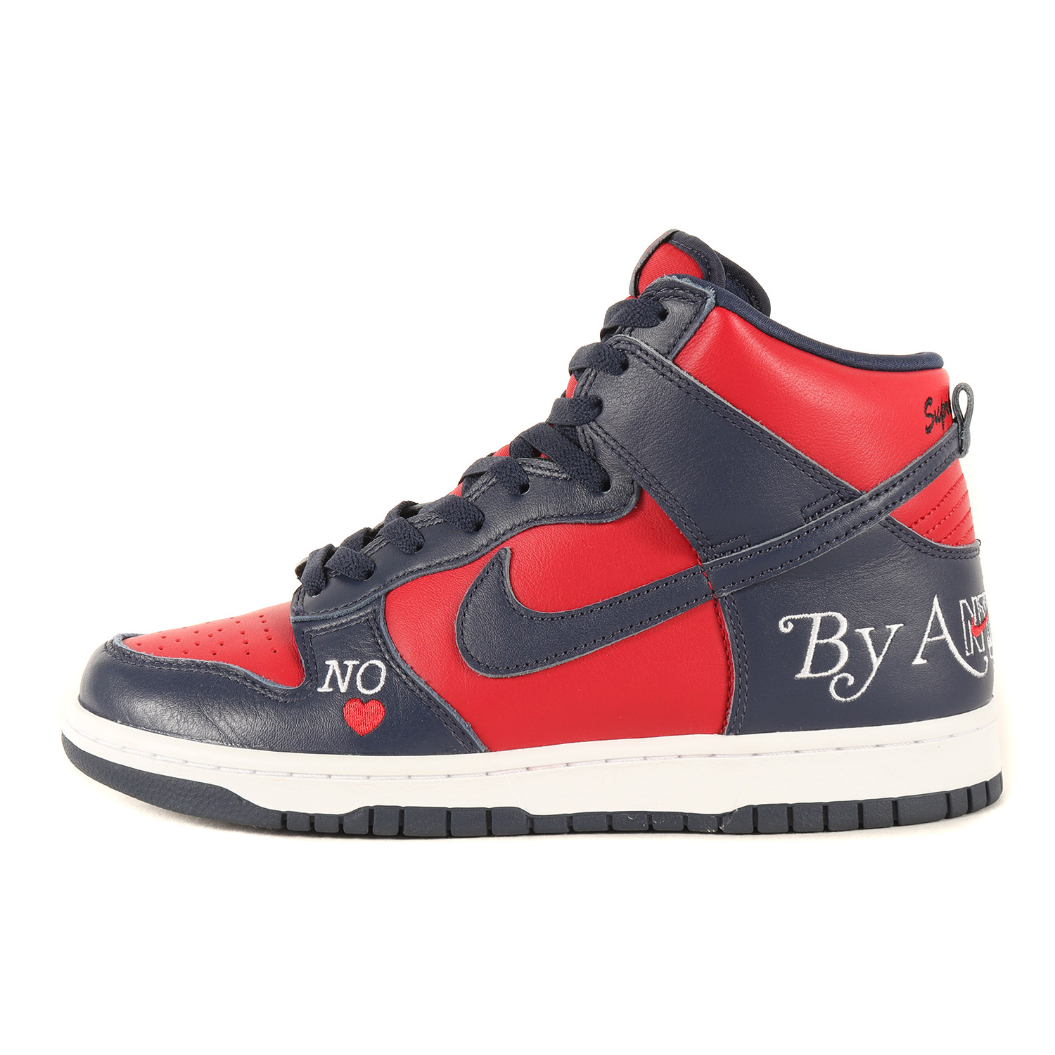 Supreme シュプリーム サイズ:US8.5(26.5cm) | 22SS NIKE SB DUNK HIGH OG QS By Any Means (DN3741-600) | ナイキ コラボ ダンク ハイ | バーシティレッド ミッドナイトネイビー | ハイカット スニーカー シューズ 靴【メンズ】【中古】【美品】【K4782】