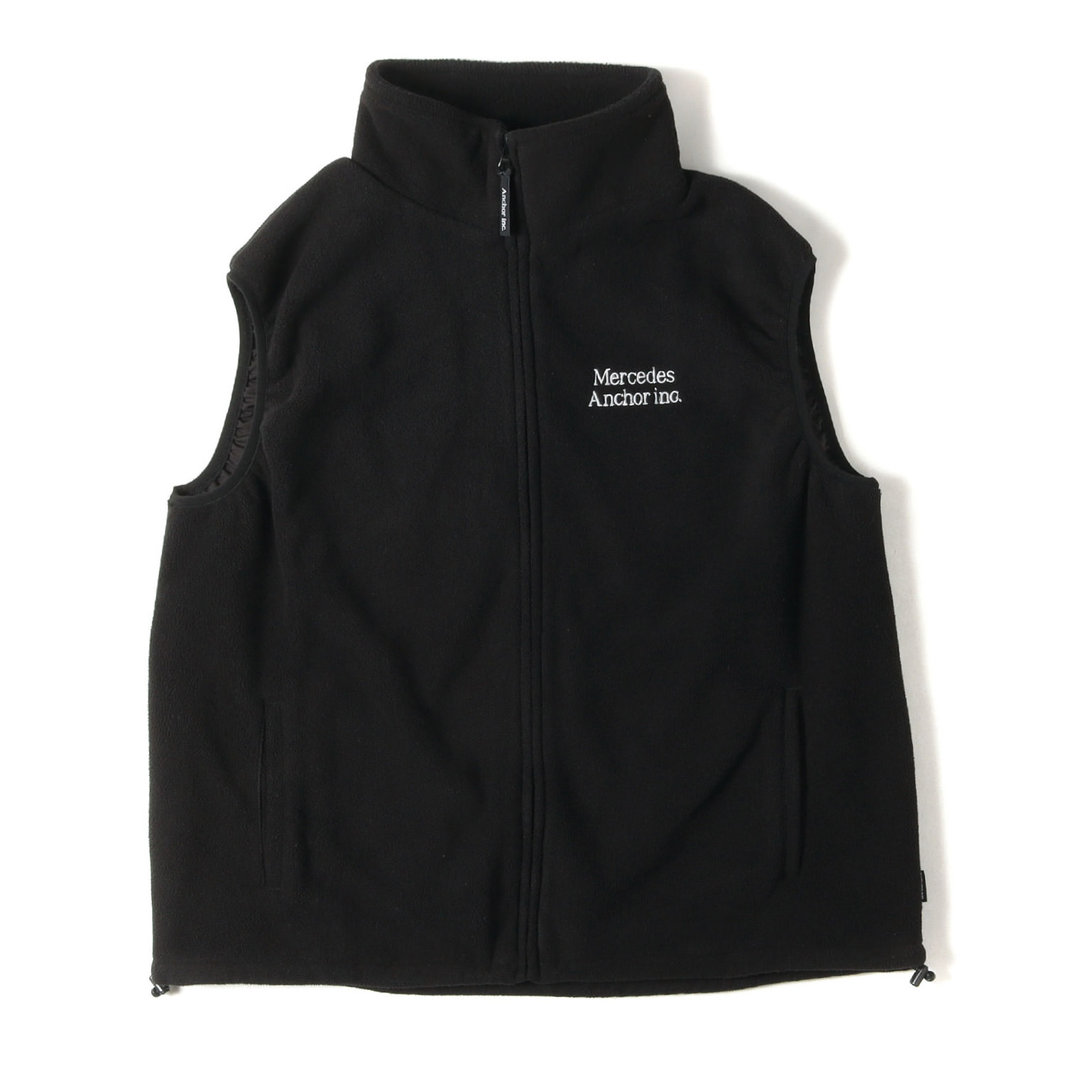 MERCEDES ANCHOR INC メルセデスアンカーインク より良い 黒いこと 黒 大きさ:M | 25AW フリース ジップアップ より良い (FLEECE VEST) | トップス 羽織り【メンズ】【K4838】