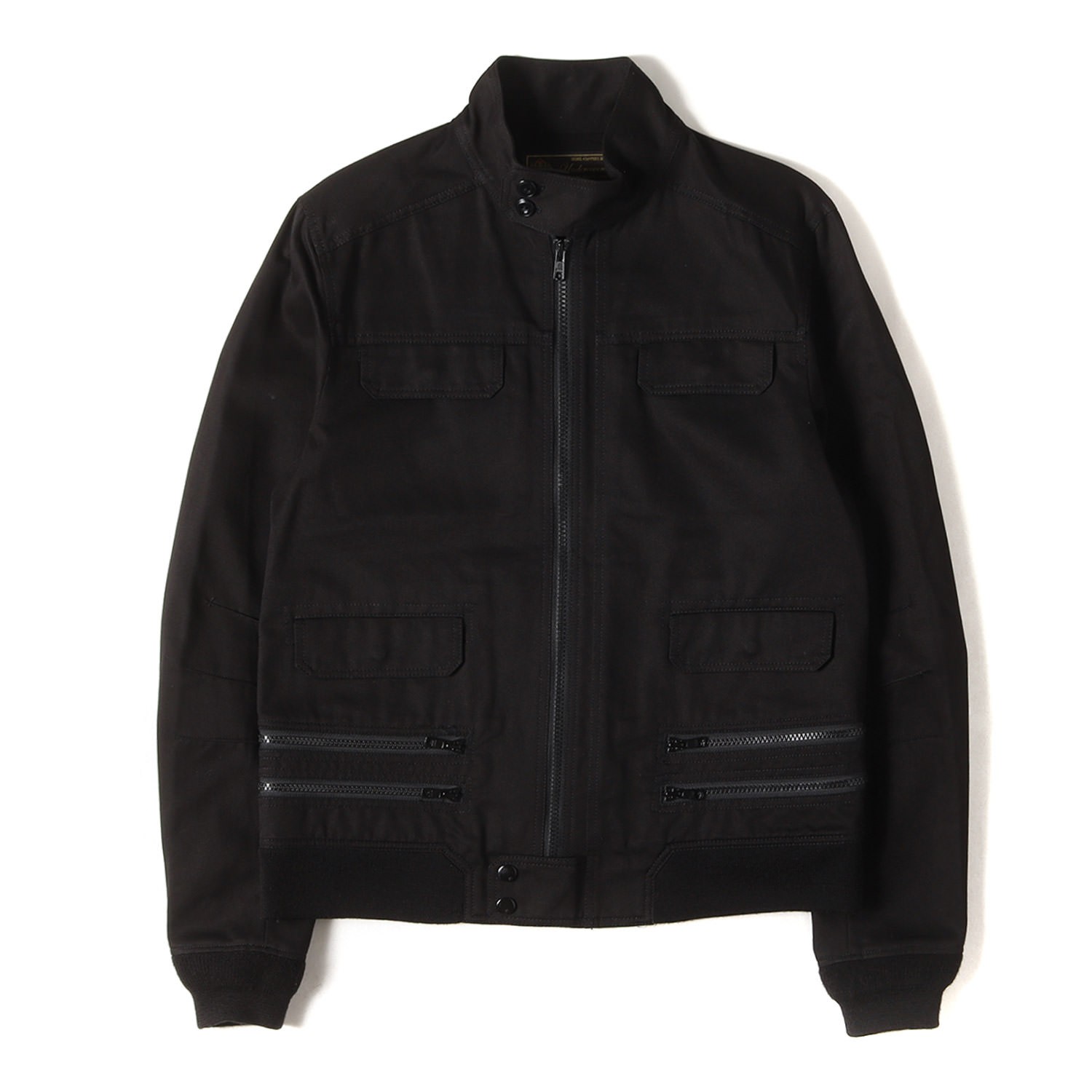 UNDERCOVER アンダーカバー ジャケット ブラック 黒 サイズ:2 | 09SS UNDERCOVERISM ジップデザイン フルジップ ジャケット | アウター ブルゾン 上着【メンズ】【中古】【K4785】