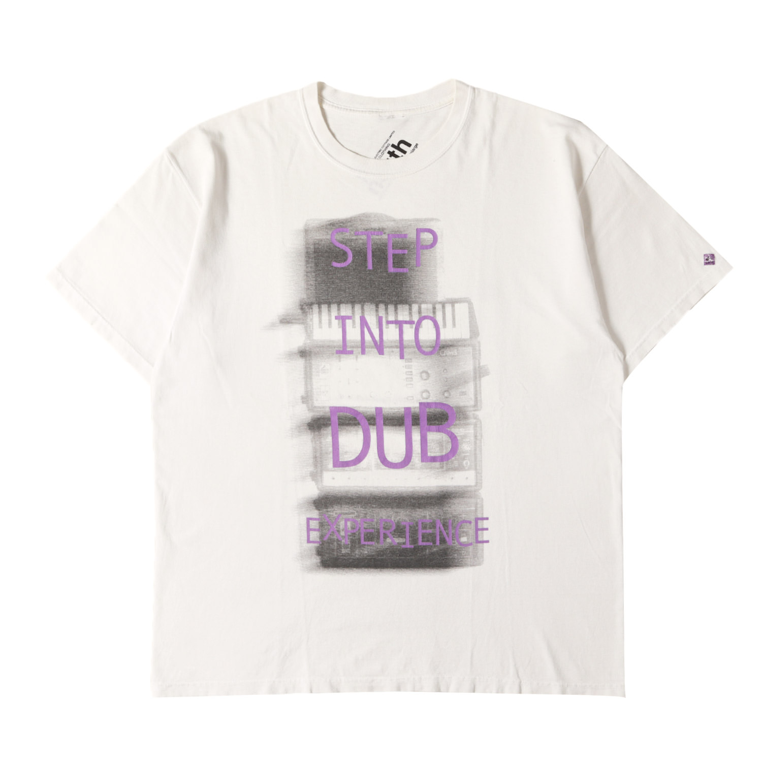 ELECTRIC COTTAGE エレクトリックコテージ Tシャツ ホワイト 白 サイズ:XL | 00s &times;STEPPERS RECORDS グラフィック Tシャツ | トップス カットソー 半袖【メンズ】【中古】【K4792】｜ブランド古着のBEEGLE by Boo-Bee