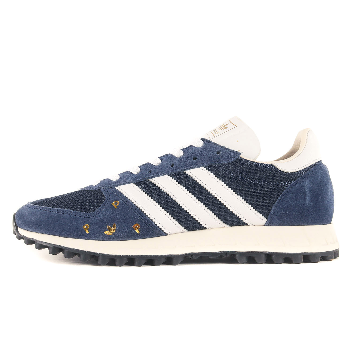 adidas アディダス 大きさ:US10(28珊) | 23AW ×Pop Trading Company SUPERSTAR TRX | 米国海軍 紺 置き目撥ねのける シューズ スニーカー 靴【メンズ】【中古】【美品】【K4839】