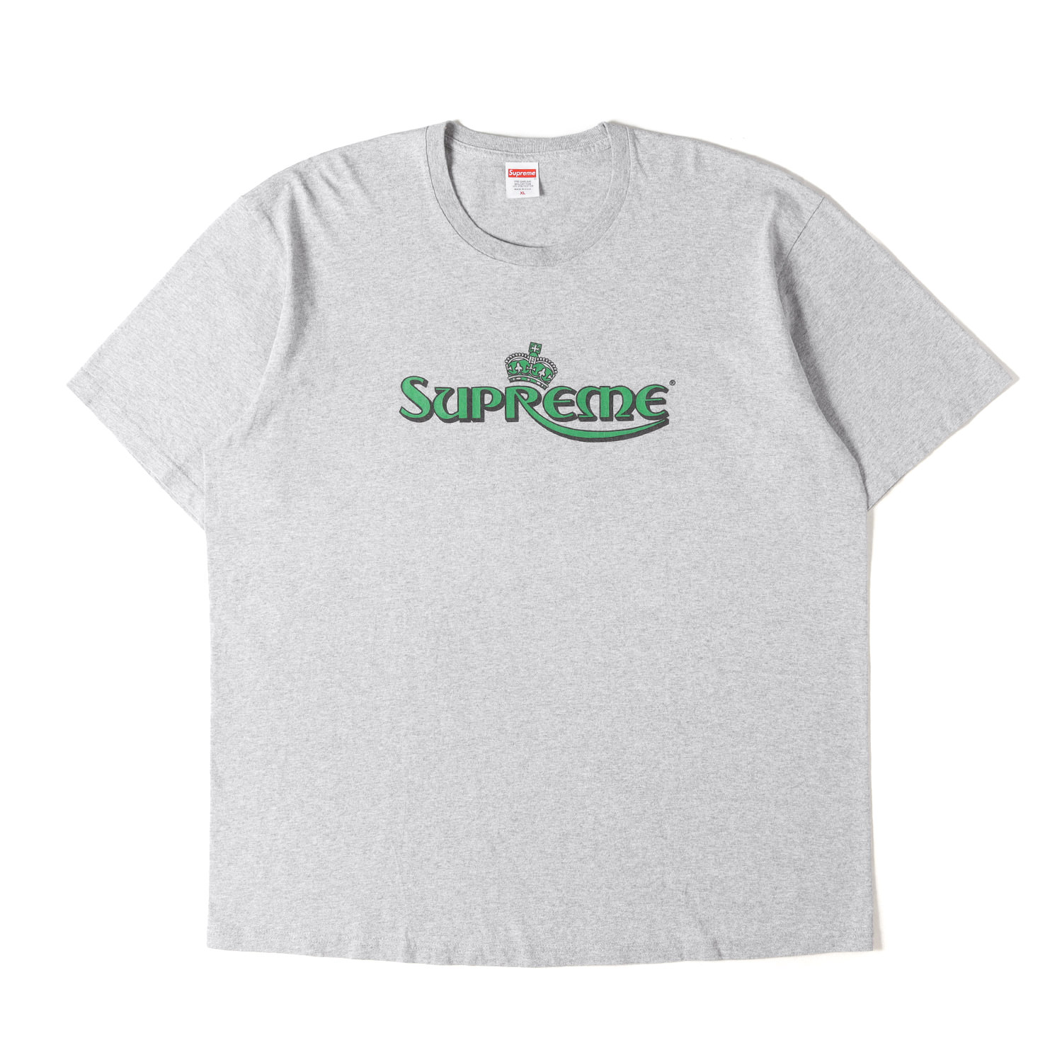 Supreme シュプリーム プルオーバー ヘザーグレー 大きさ:XL | 23SS ジャケット冠ロゴタイプ プルオーバー(Crown Tee) | トップス カットソー 半袖【メンズ】【中古】【K4837】