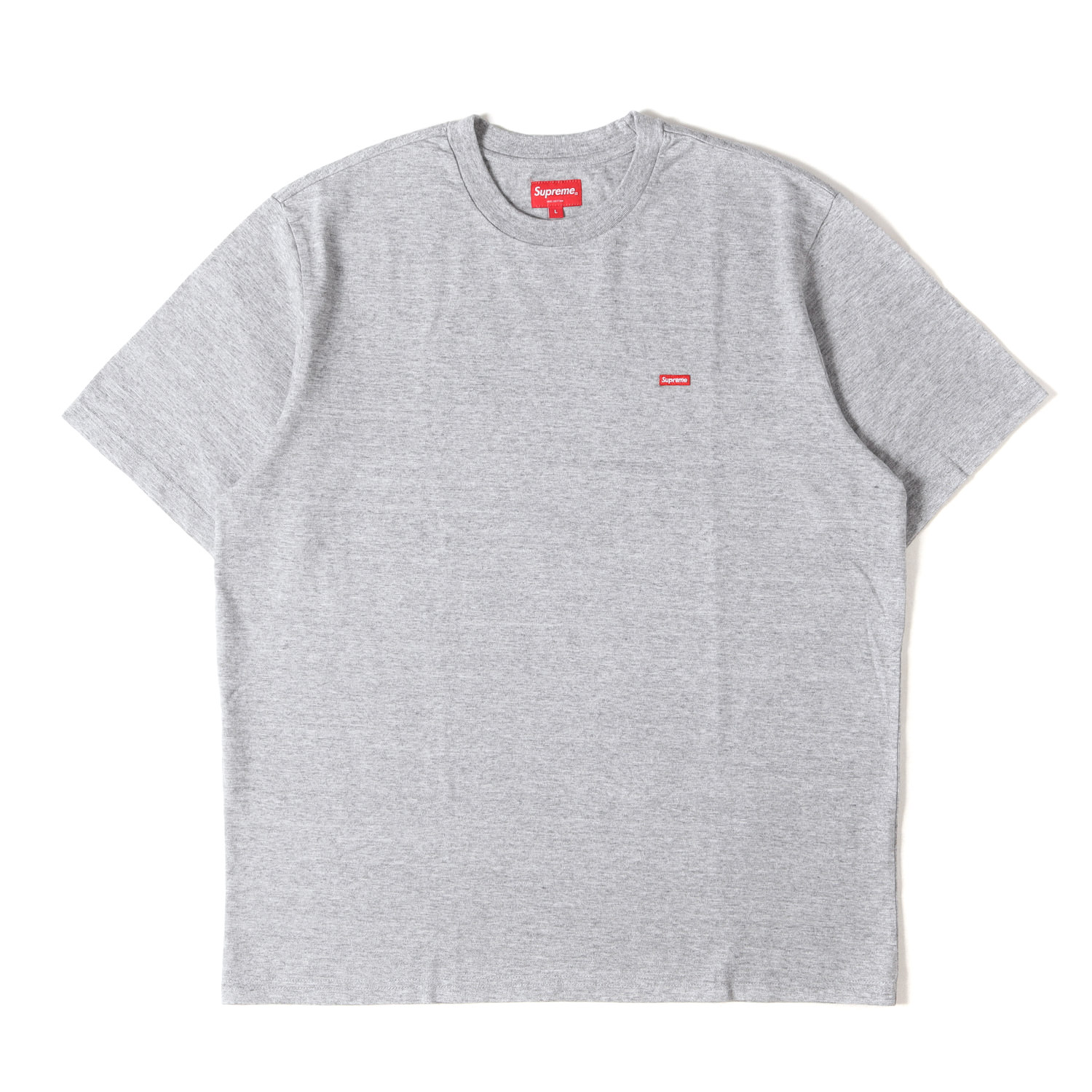 Supreme シュプリーム プルオーバー ヘザーグレー 大きさ:L | スモールBOXロゴタイプ プルオーバー(Small Box Tee) | トップス カットソー 半袖【メンズ】【中古】【美品】【K4837】