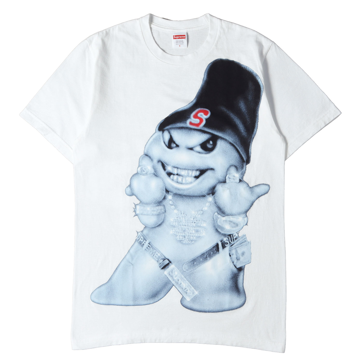 Supreme シュプリーム ティーシャツ 白いこと 白 大いさ:S | 25AW ×Art Dealer スノーマン グラフィック ティーシャツ(Snowman Tee) | トップス カットソー 半袖【メンズ】【中古】【美品】【K4837】