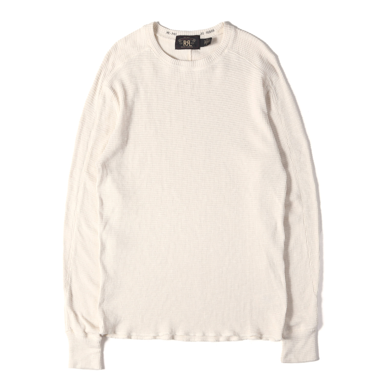RRL ダブルアールエル Tシャツ オフホワイト 白 サイズ:L | 近年モデル | スラブサーマル ロングスリーブ Tシャツ | トップス カットソー 長袖 | ラルフローレン【メンズ】【中古】【美品】【K4857】|ブランド古着のBEEGLE by Boo-Bee