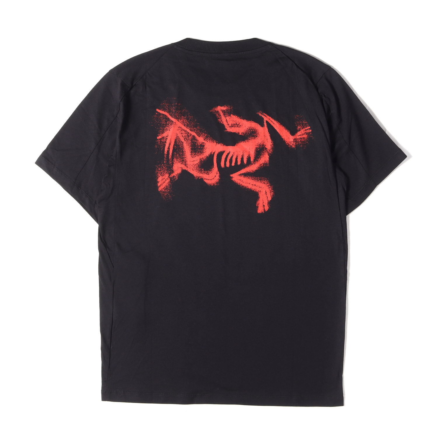ARCTERYX アークテリクス プルオーバー 黒いこと 黒 大きさ:XS | 25SS グラフィック ロゴタイプ プルオーバー (Kragg SL Cotton Blurred Bird SS) | トップス カットソー 半袖【メンズ】【K4845】