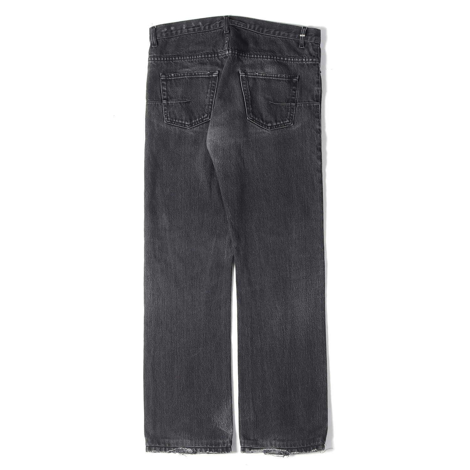 Dior HOMME ディオールオム ズボン下 黒いこと 黒 大きさ:31 | 05AW エディ期 ヴィンテージ製作 黒いこと ジーンズズボン下 | アーカイブ | イタリア製 | ボトムス デニム ジーパン【メンズ】【中古】【K4846】