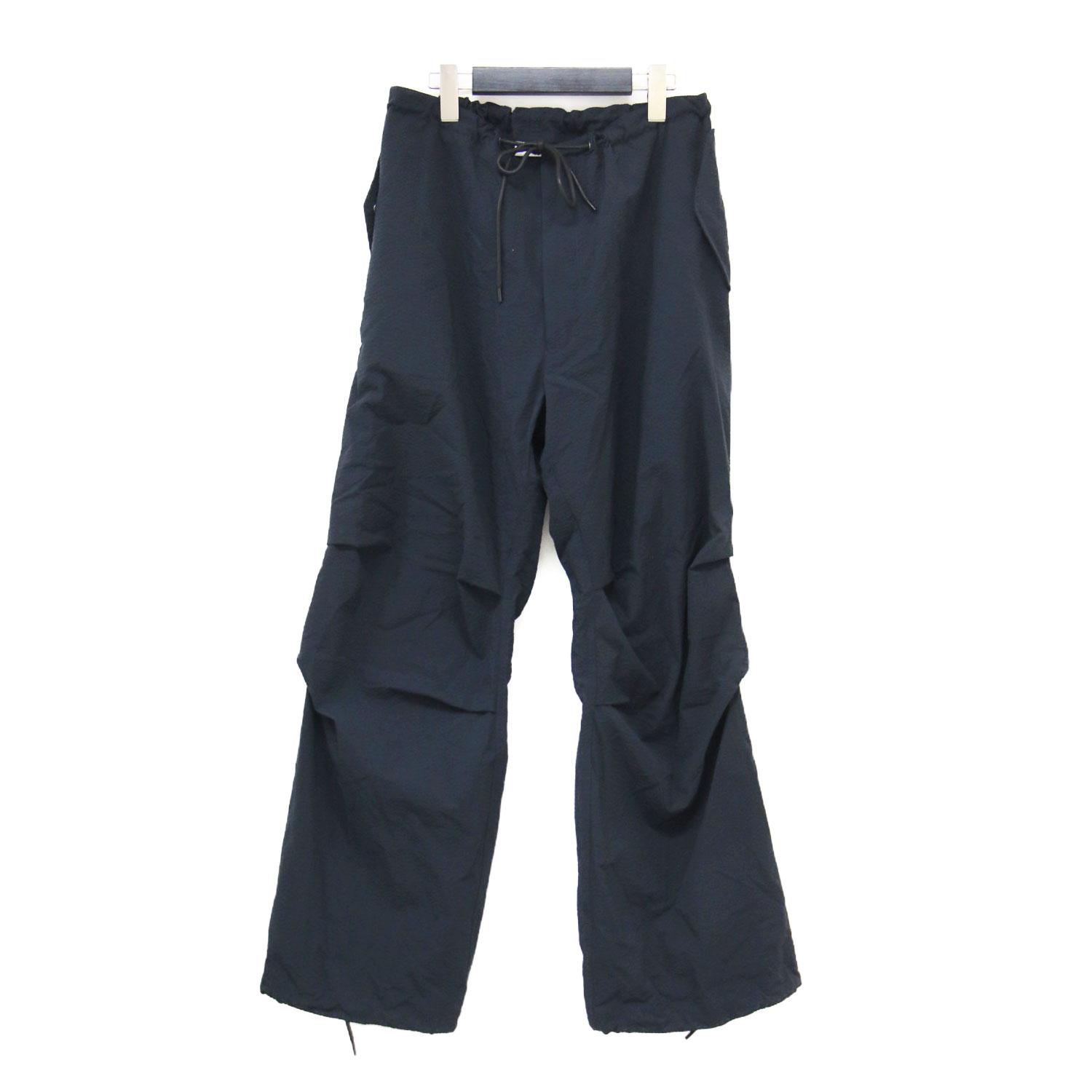 WILD THINGS ワイルド シングス ズボン下 米国海軍 紺 大きさ:M | 23春夏 シアサッカー 厚地の外套 ズボン下 / Ws SEERSUCKER OVERPANTS 引っ切り無い 裾絞り ミリタリー | ボトムス ズボン【レディース】【中古】【K4837】