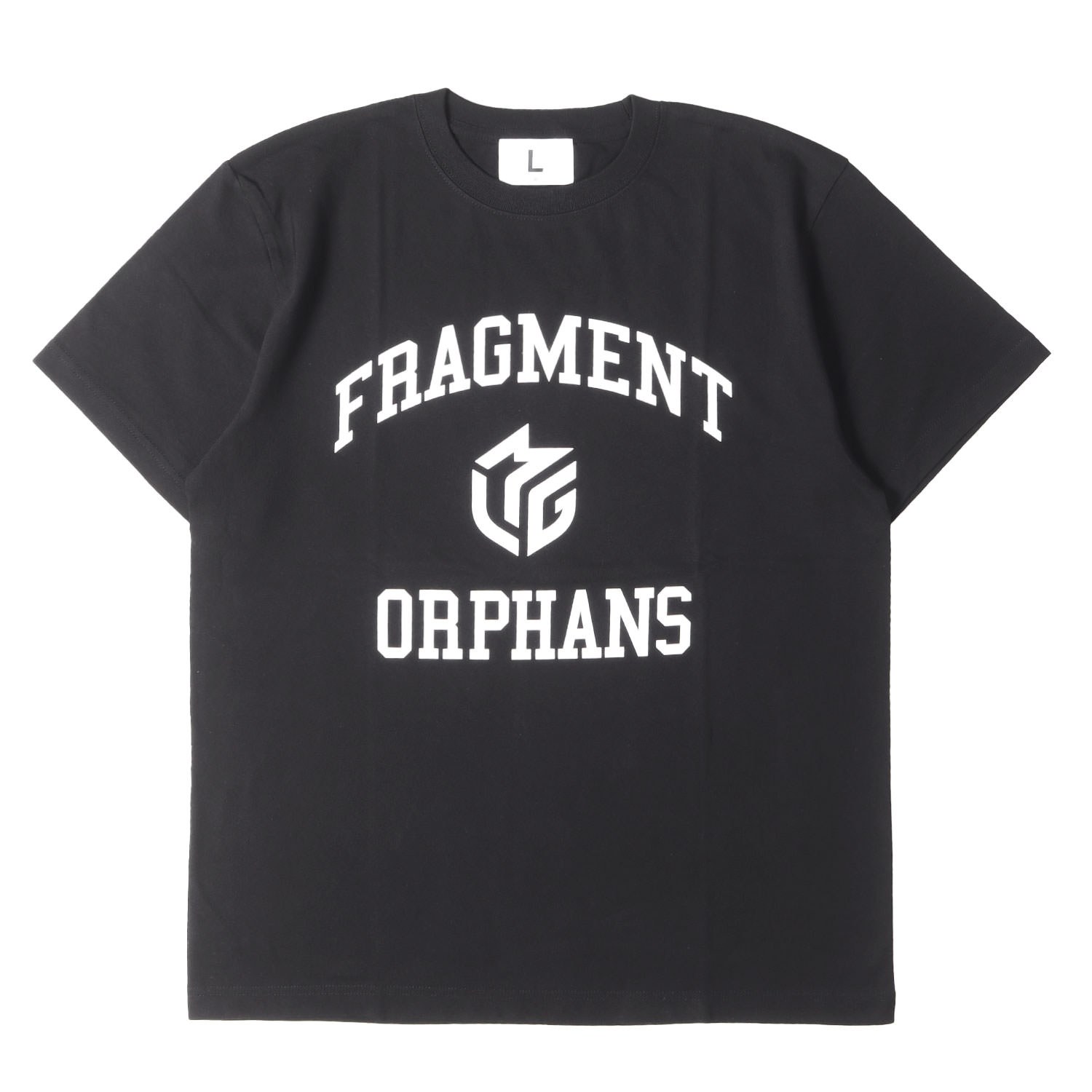 fragment design フラグメント デザイン Tシャツ ブラック 黒 サイズ:L | 24SS &times;麻雀 Mリーグ クルーネック Tシャツ | トップス カットソー 半袖 コラボ【メンズ】【K4857】｜ブランド古着のBEEGLE by Boo-Bee