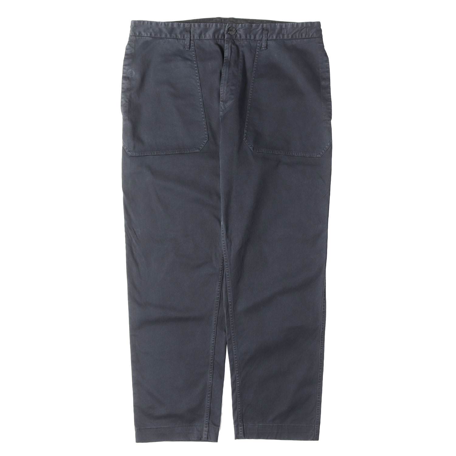 STONE ISLAND ストーンアイランド パンツ ネイビー 紺 サイズ:W38 | コンパスロゴパッチ付き ガーメントダイ ストレッチコットン ベイカーパンツ | 7915316L1 | ボトムス ズボン【メンズ】【中古】【K4816】｜ブランド古着のBEEGLE by Boo-Bee