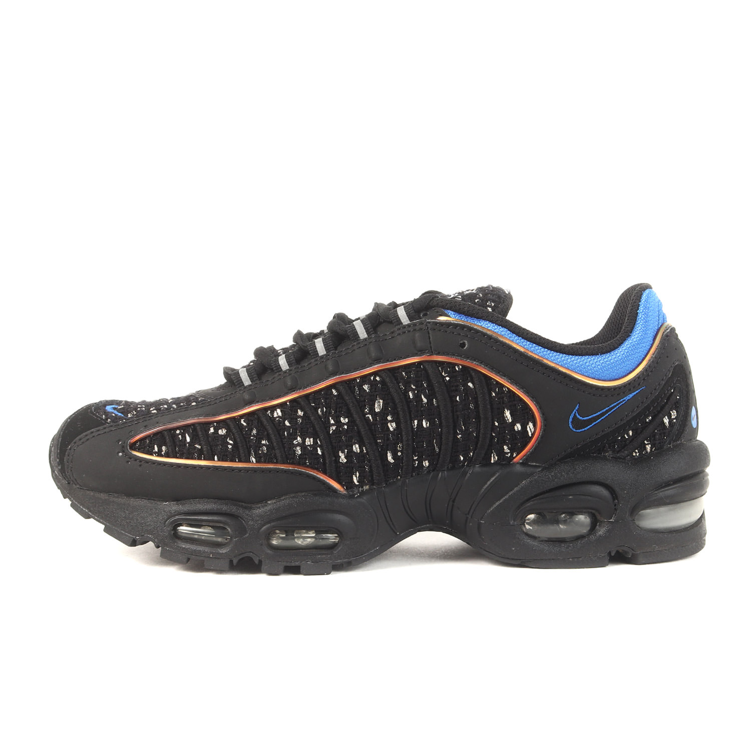 Supreme シュプリーム 大いさ:US8.5(26.5糎) | NIKE AIR MAX TAILWIND 4/S (AT3854-001) | ナイキ 共同研究 エア湖マックス テイルウインド 4 | 黒いこと ハイパーコバルト | 置き目撥ね除ける 共同研究 スニーカー シューズ 靴【メンズ】【中古】【美品】【K4811】 靴-メンズ靴