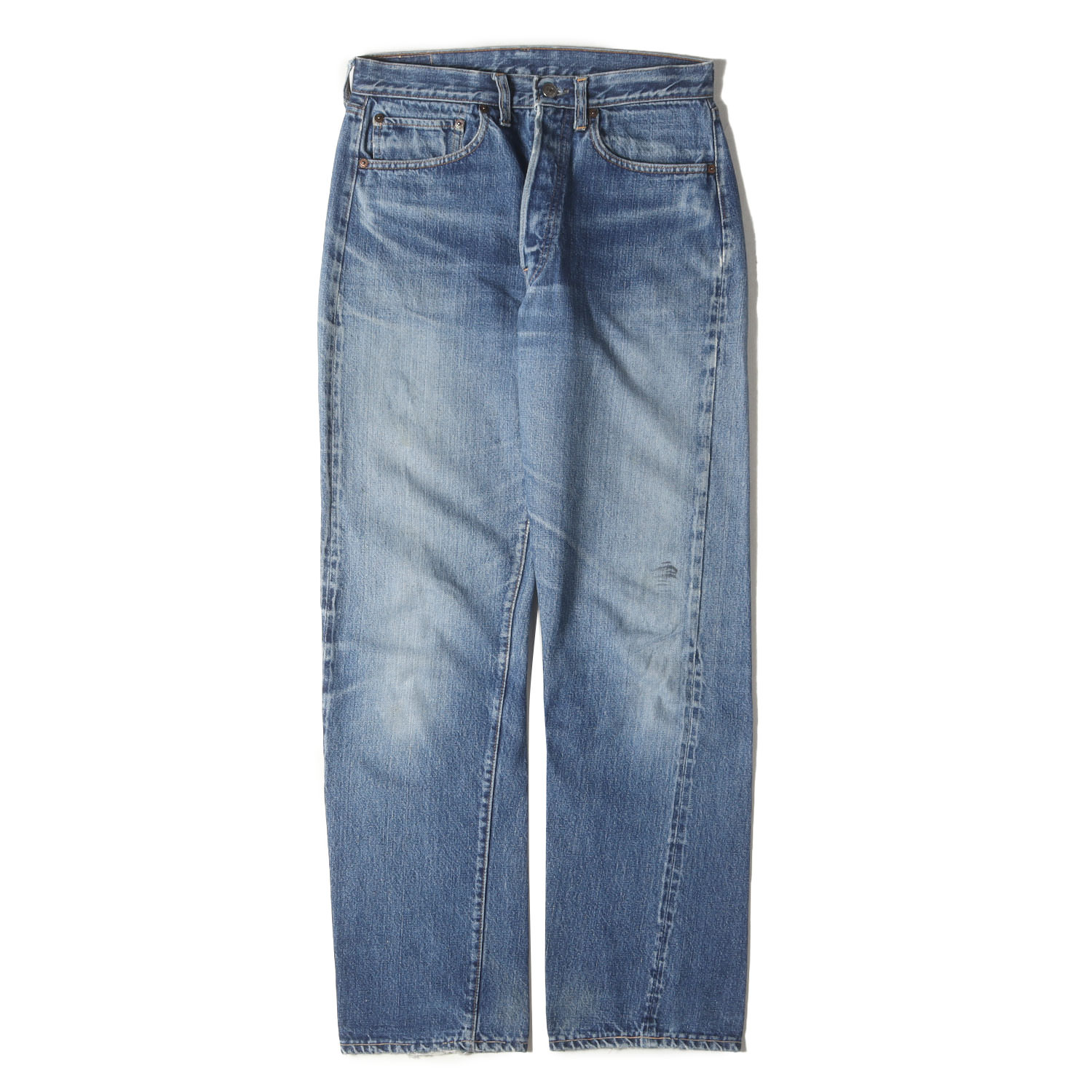Levis / vintage ヴィンテージ リーバイス デニムパンツ サイズ:W31相当 | 雰囲気抜群 | 60s 501 Big E デニム パンツ | USA製 ボタン裏刻印2 | インディゴ 40% | 60年代 古着 | ボトムス ジーンズ ジーパン【メンズ】【中古】【K4884】｜ブランド古着のBEEGLE by Boo-Bee