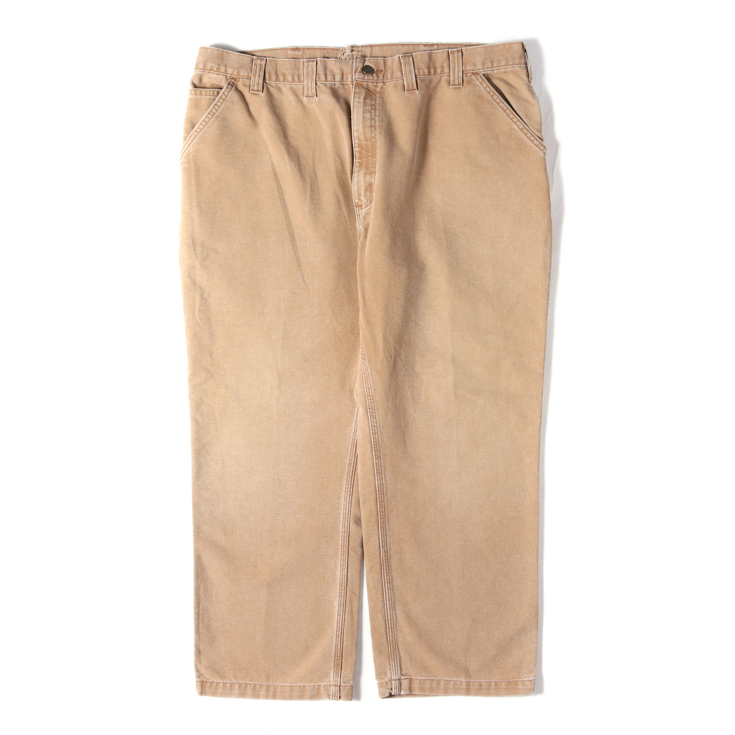 Carhartt 鉄道車両ハート形 ズボン下 赤銅色 大いさ:W40好いかげんに | 佇まい威風堂々たる | 90s - 00s ブラウンダック ペインター 細工物ズボン下 | ヴィンテージ 古着 | ボトムス ズボン【メンズ】【中古】【K4838】