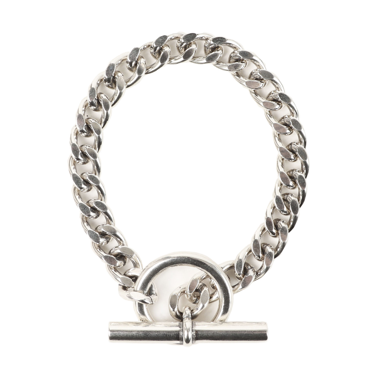 NONNATIVE ノン原住民 腕輪 しろがね色 | 26SS END ドゥエラーチェーン 腕輪 (DWELLER CHAIN BRACELET) / 銀925 | 日本製 ブランド名 二人三脚 品目【メンズ】【K4838】