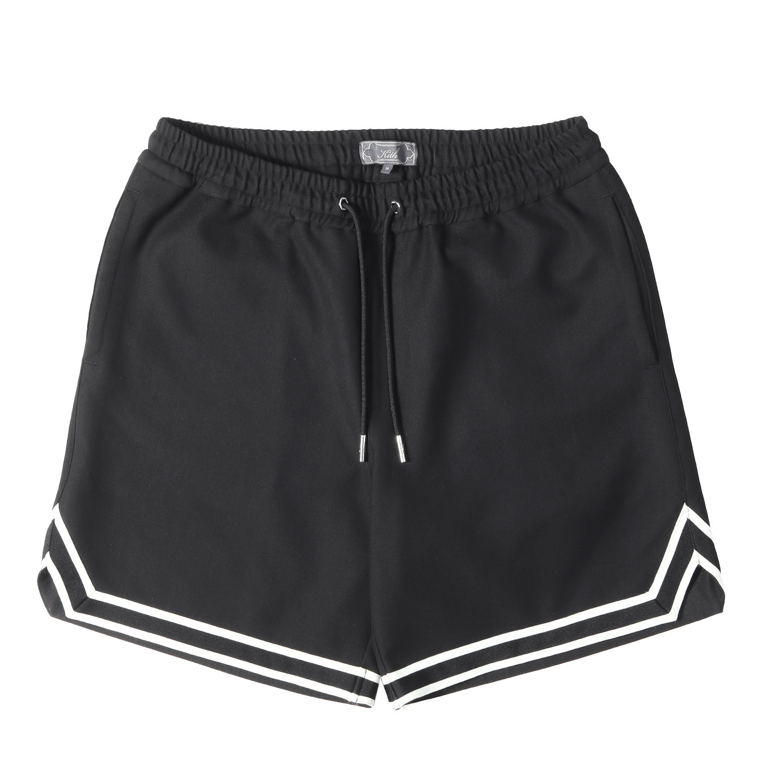 KITH NYC 口付け ニューヨーク州シティー ズボン下 黒いこと 黒 大いさ:M | 25SS ダブルウェーブ カーチス さる股引き (Double Weave Curtis Short) | ボトムス 遊撃手ズボン下【メンズ】【中古】【K4839】