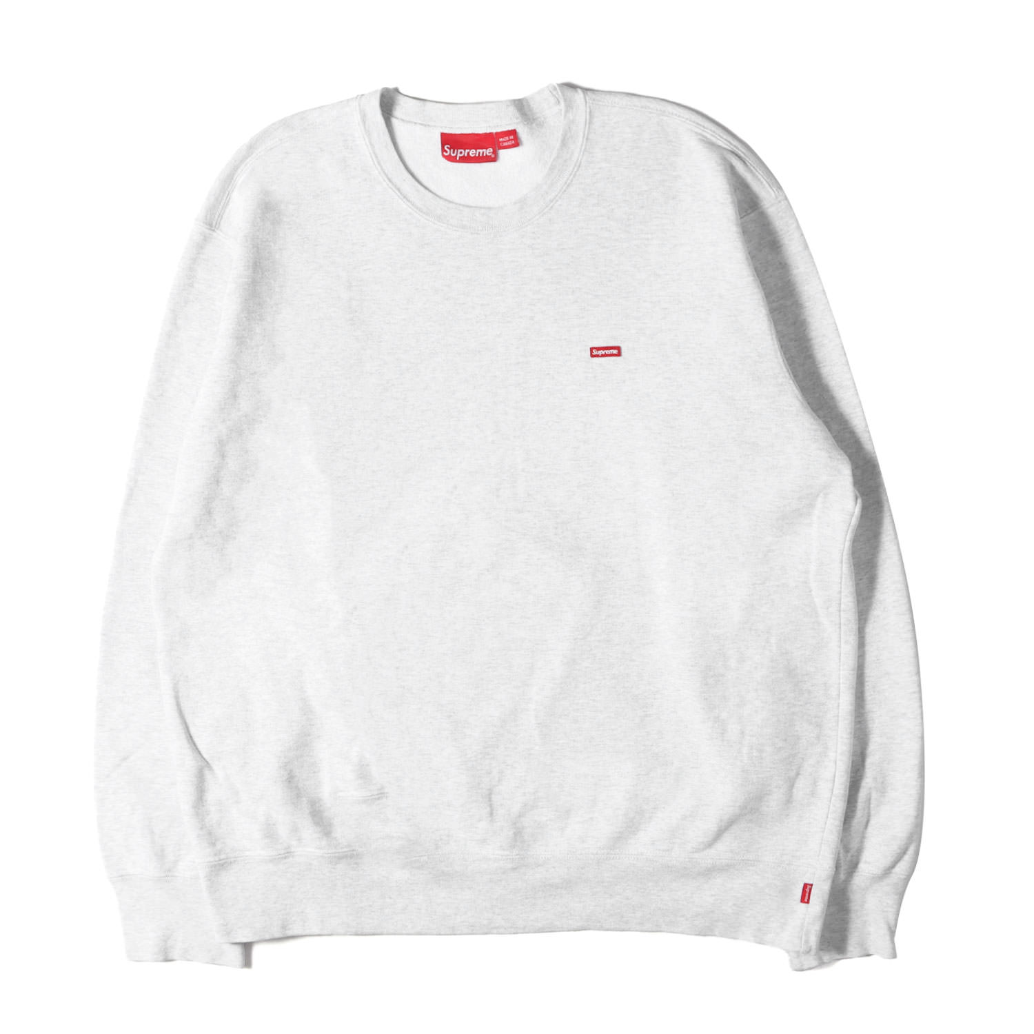 Supreme シュプリーム スウェット アッシュグレー サイズ:XL | スモールBOXロゴ クルーネック スウェットシャツ (Small Box Crewneck) | トップス トレーナー【メンズ】【中古】【K4888】｜ブランド古着のBEEGLE by Boo-Bee 18,368円