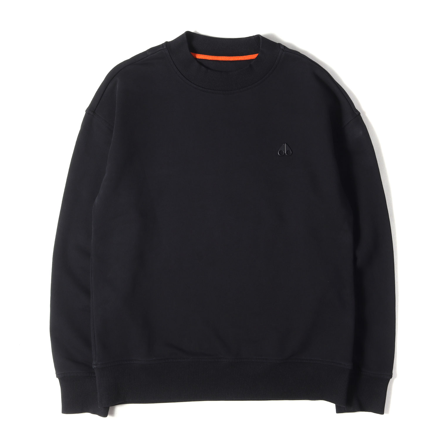 MOOSE KNUCKLES ムースナックルズ 流汗 黒いこと 黒 大きさ:S | 22AW メタルアイコン トレーナー (MARINE PARK CREW SWEATSHIRTS) | トップス 調教師【メンズ】【中古】【K4842】