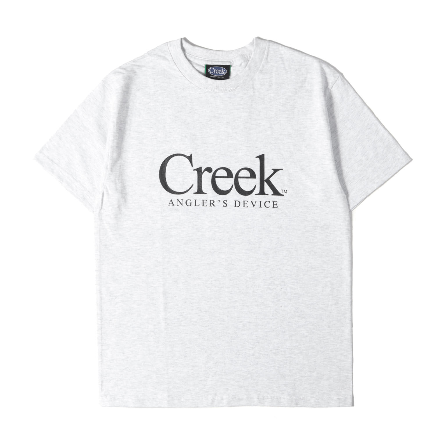 Creek Anglers Device クリークアングラーズデバイス ティーシャツ 薄墨色 大いさ:M | ×quiet mountain ブランド名ロゴタイプ ティーシャツ | トップス カットソー 半袖【メンズ】【K4840】