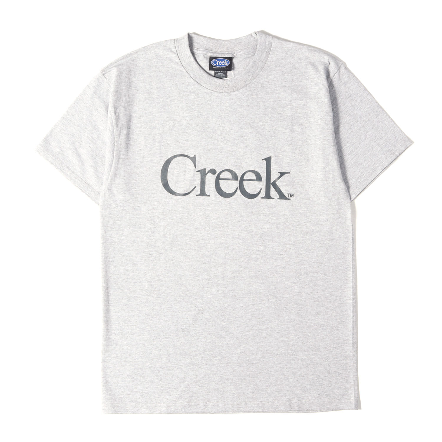 Creek Anglers Device クリークアングラーズデバイス ティーシャツ 薄墨色 大いさ:M | ブランド名ロゴタイプ 労働者の一団のど首 ティーシャツ | トップス カットソー 半袖【メンズ】【K4840】