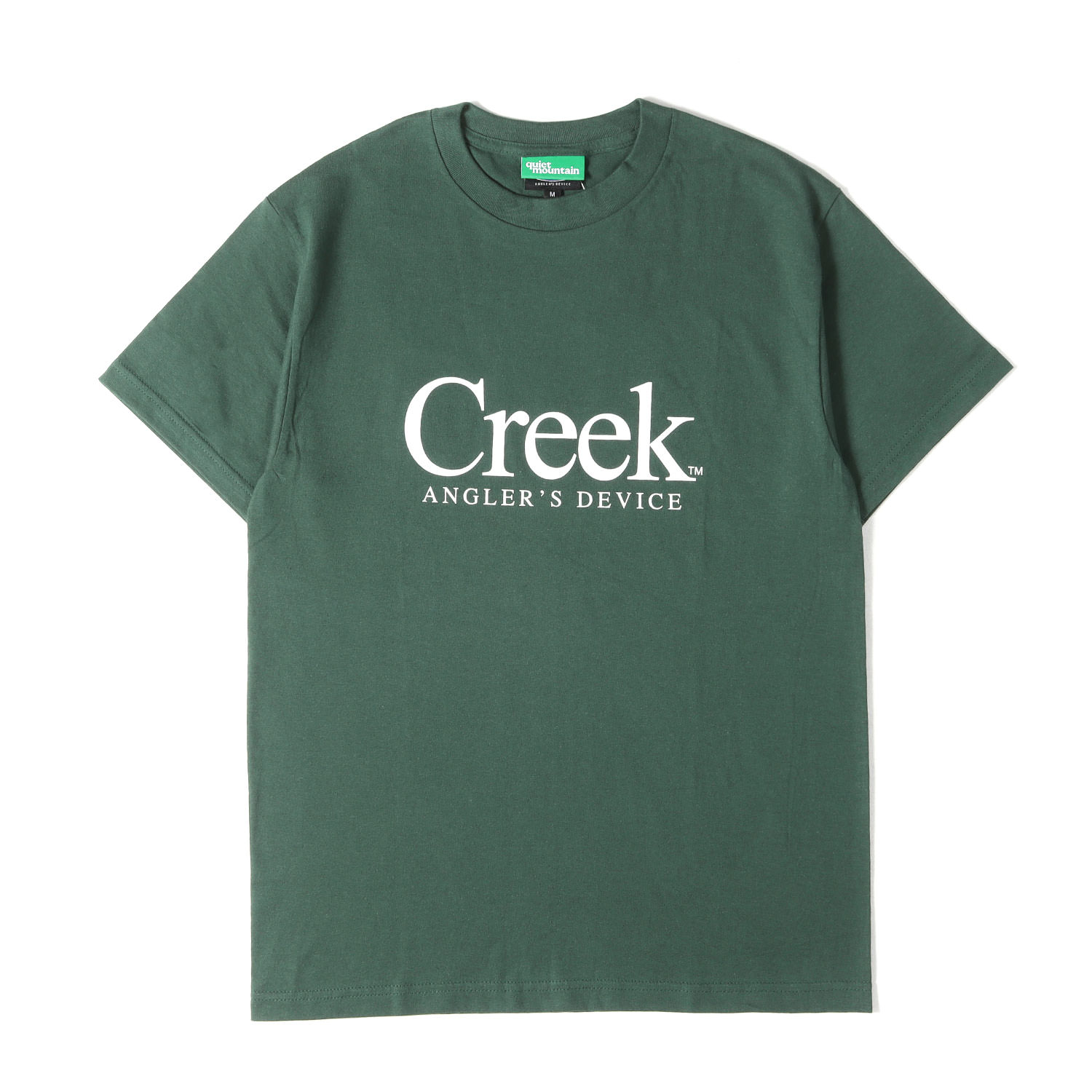 Creek Anglers Device クリークアングラーズデバイス Tシャツ グリーン サイズ:M | quiet mountain ブランドロゴ Tシャツ | トップス カットソー 半袖【メンズ】【K4884】｜ブランド古着のBEEGLE by Boo-Bee