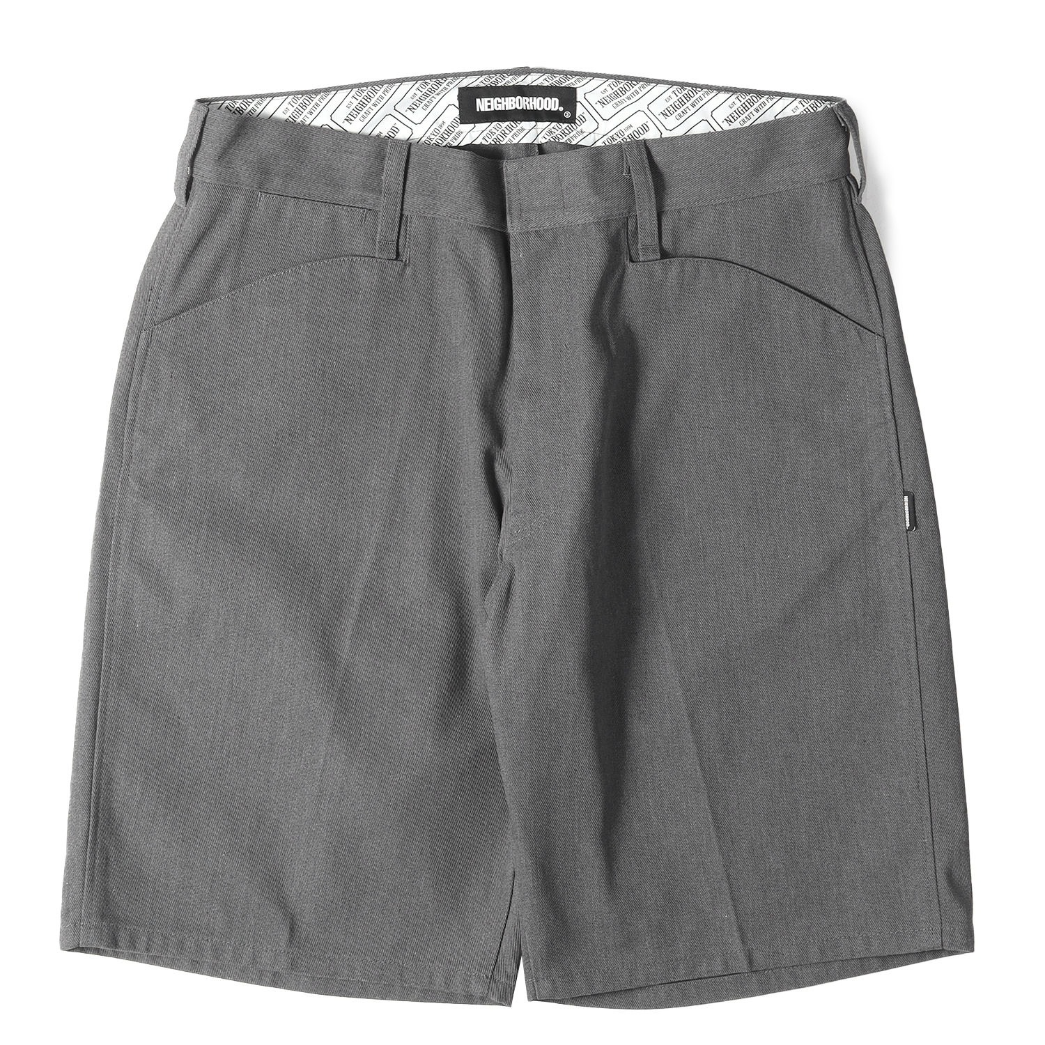 NEIGHBORHOOD ネイバーフッド パンツ グレー サイズ:M | 22SS L字ポケット T/Cツイル ワイド ワークショーツ(WP. WIDE / EC-ST) | ボトムス ショートパンツ【メンズ】【中古】【美品】【K4881】｜ブランド古着のBEEGLE by Boo-Bee 12,628円