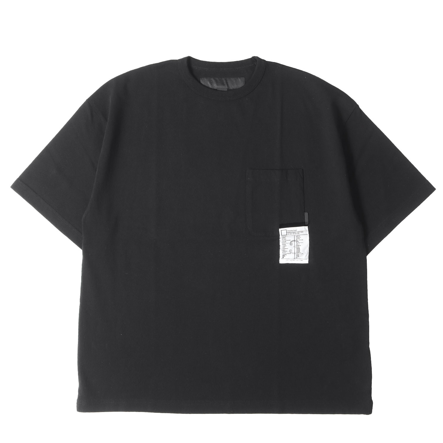 NEIGHBORHOOD ネイバーフッド プルオーバー 黒いこと 黒 大きさ:L | 25SS BLACK \u0026 WHITE 飾り気の無い 甚だしい 衣嚢 プルオーバー (BW CREWNECK-P SS) | トップス カットソー 半袖【メンズ】【K4839】
