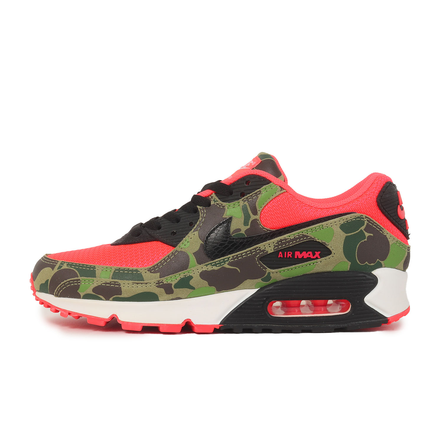 NIKE ナイキ 大きさ:US9.5(27.5糎) | ATMOS AIR MAX 90 SP REVERSE DUCK CAMO (CW6024-600 / 2019年製) | アトモス 大気圏マックス90 逆さま ダックカモ | インフラ赤いこと 黒いこと | 置き目とり捨てる スニーカー シューズ 靴【メンズ】【K4839】