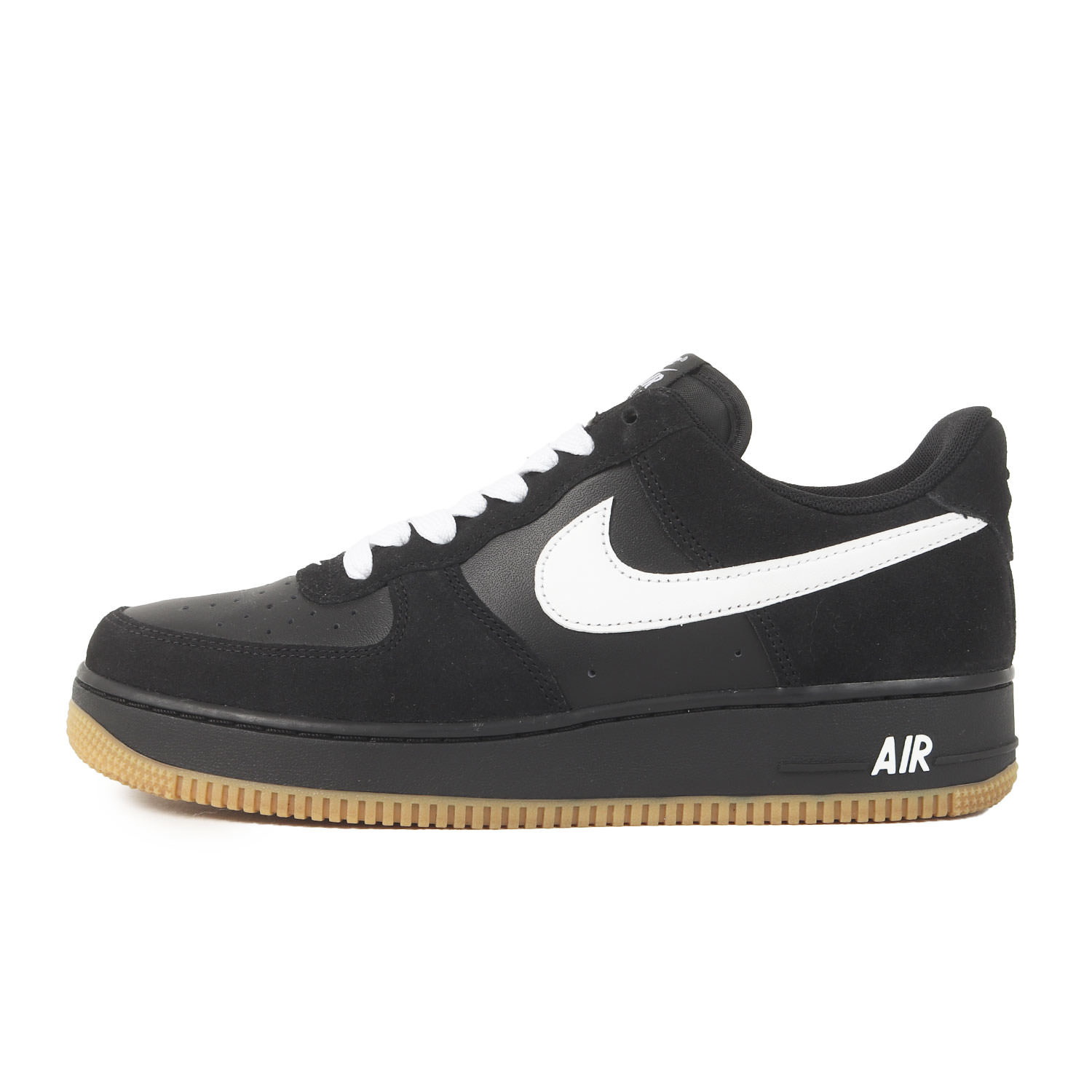 NIKE ナイキ 大いさ:US9.5(27.5糎) | AIR FORCE 1 07 LV8 BLACK GUM (IB6388-001) | 空軍1 置き目 | 黒いこと 白いこと 黒白 | 置き目取りすてる スニーカー シューズ 靴【メンズ】【中古】【美品】【K4839】