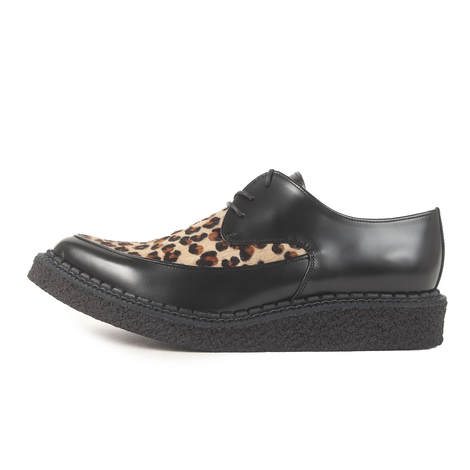 RUDE GALLERY ルードギャラリー 大きさ:2(26.0珊) | 21SS レオパード ラバーソールシューズ (LOVER SHOES) | 黒いこと レオパード | ブランド名 靴 日本製【メンズ】【K4839】