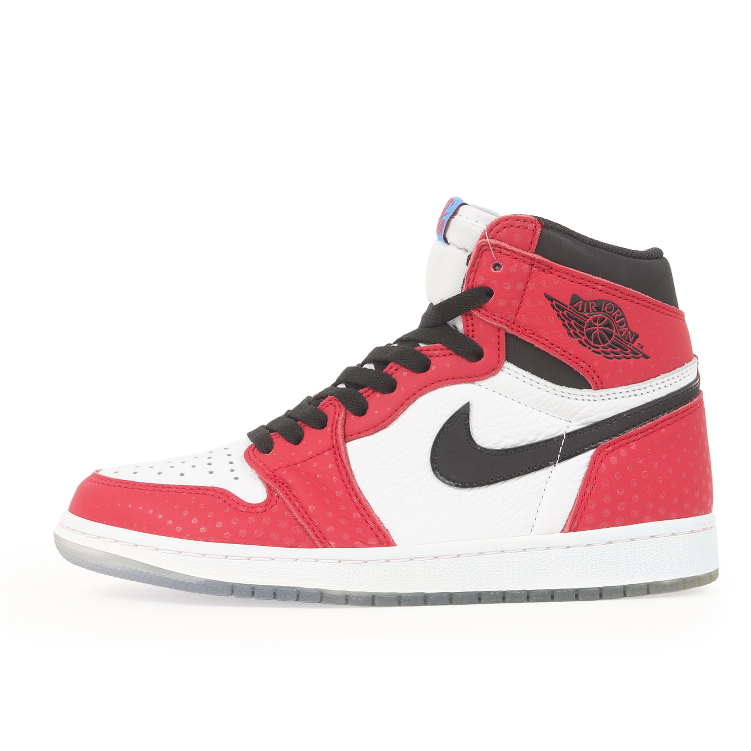 NIKE ナイキ 大いさ:US7(25.0糎) | 2018年製 AIR JORDAN 1 RETRO HIGH OG SPIDER-MAN (555088-602) | 大気圏 ジョーダン 1 御機嫌 スパイダーマン | 体育館赤いこと 白いこと | 御機嫌取りすてる スニーカー シューズ 靴【メンズ】【K4840】